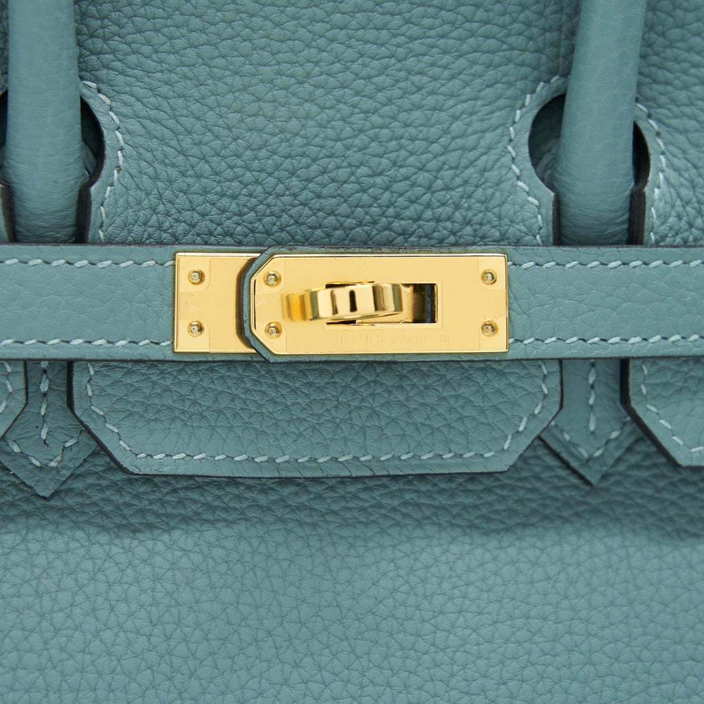 HERMES BIRKIN25 TOGO 7G CIEL GHW
