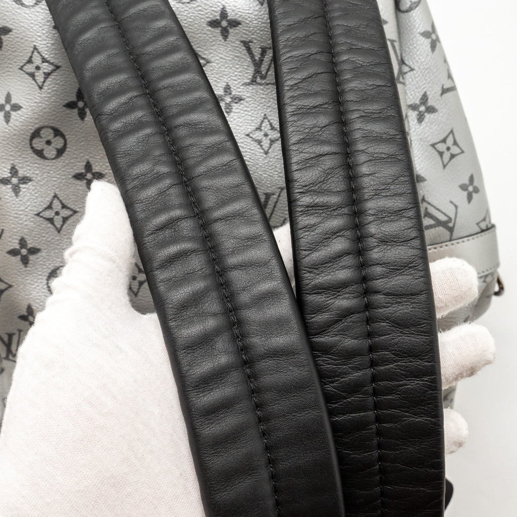 BACKPACK APOLLO MONOGRAM CANVAS SILVER / BLACK SHW