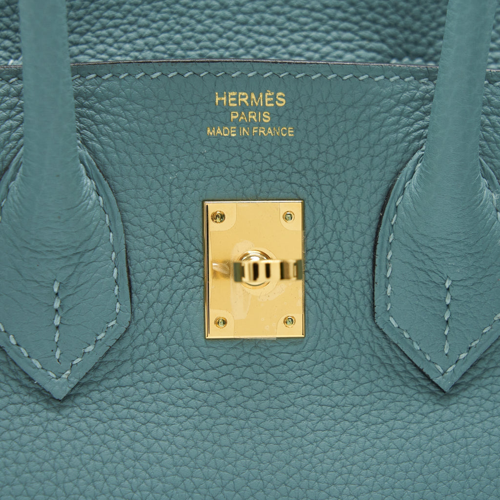 HERMES BIRKIN25 TOGO 7G CIEL GHW