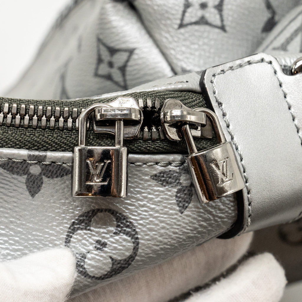 BACKPACK APOLLO MONOGRAM CANVAS SILVER / BLACK SHW