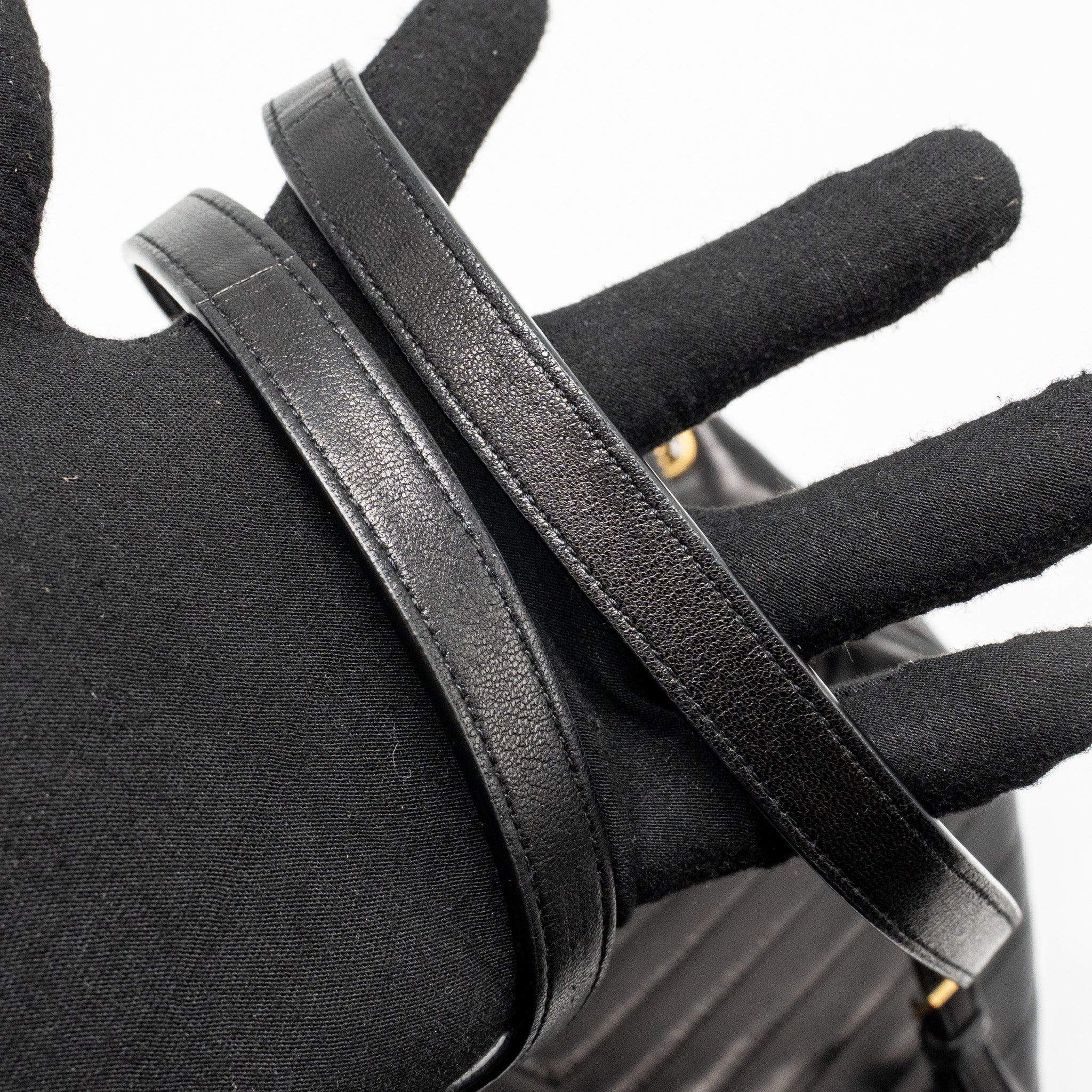 /YSL JOE BACKPACK LAMBSKIN BLACK GHW