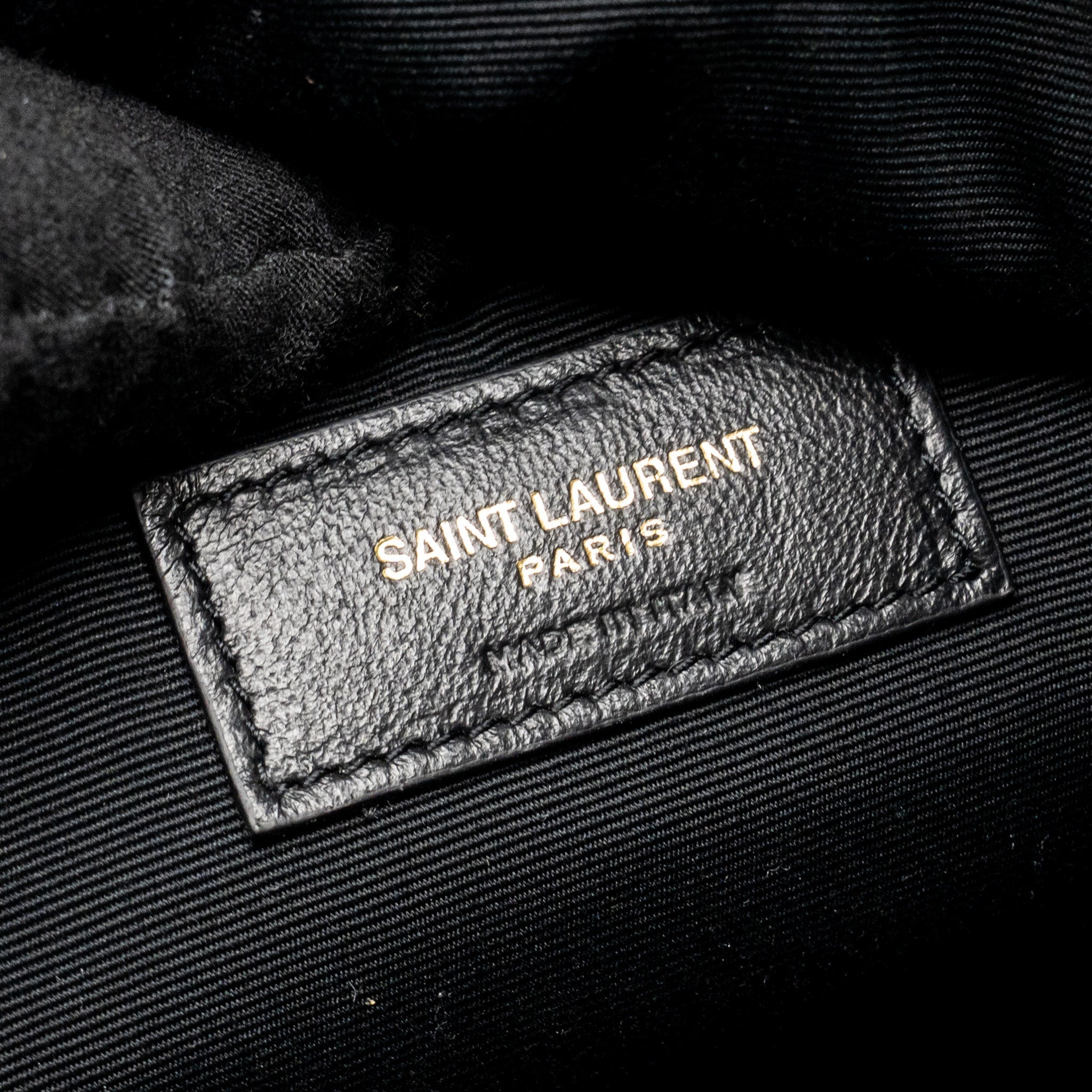 /YSL JOE BACKPACK LAMBSKIN BLACK GHW