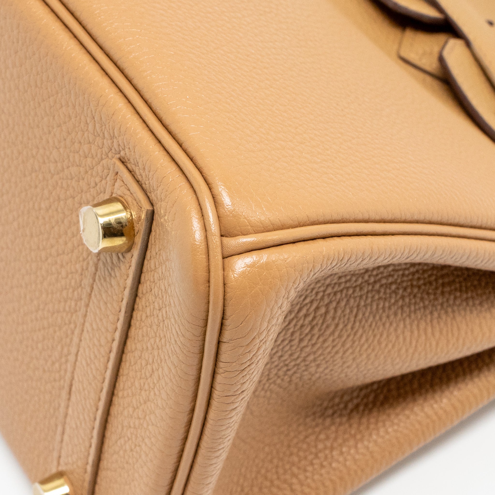HERMES BIRKIN 25 TOGO BISCUIT GHW