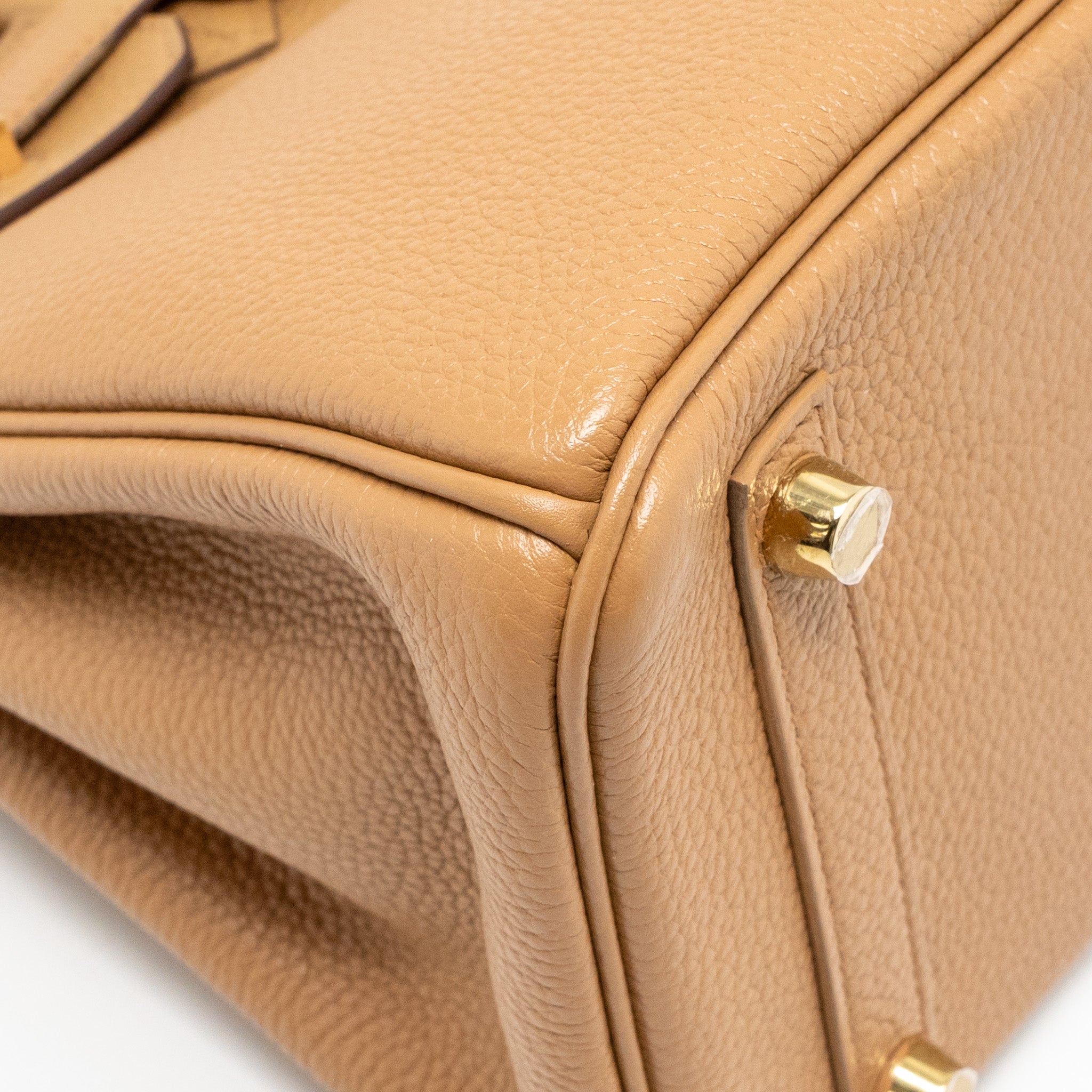 HERMES BIRKIN 25 TOGO BISCUIT GHW