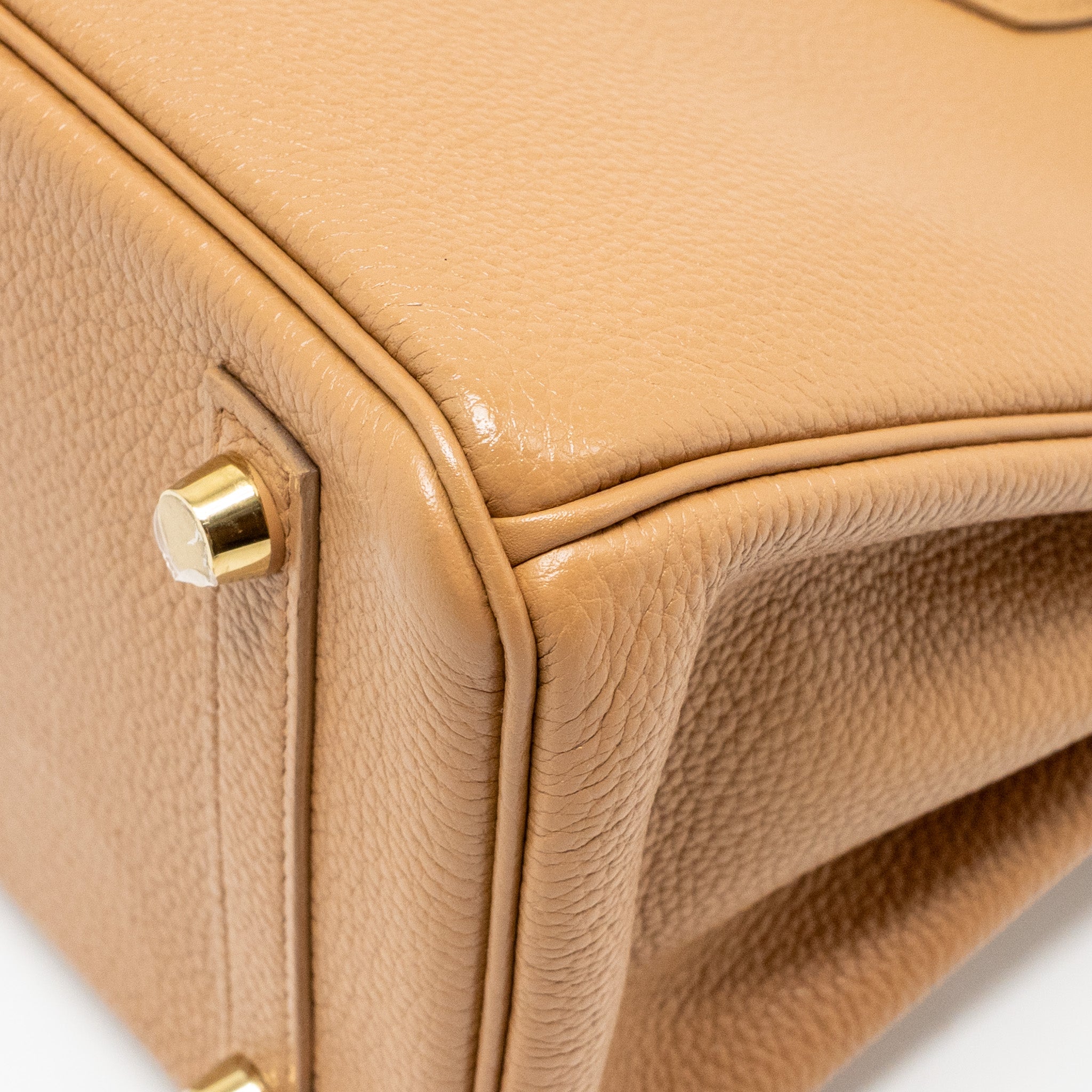 HERMES BIRKIN 25 TOGO BISCUIT GHW