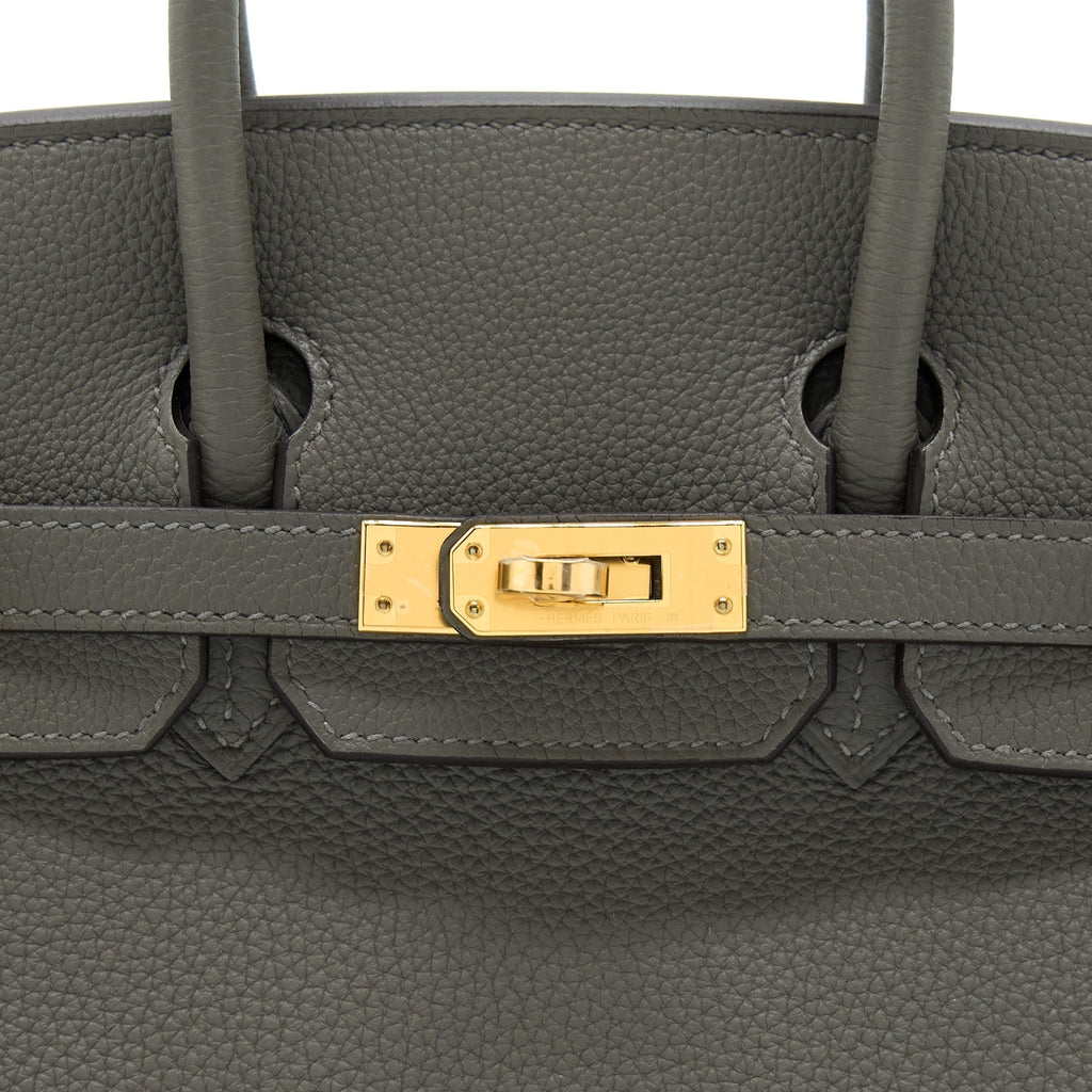 HERMES BIRKIN 25 TOGO 0L GRIS MEYER GHW