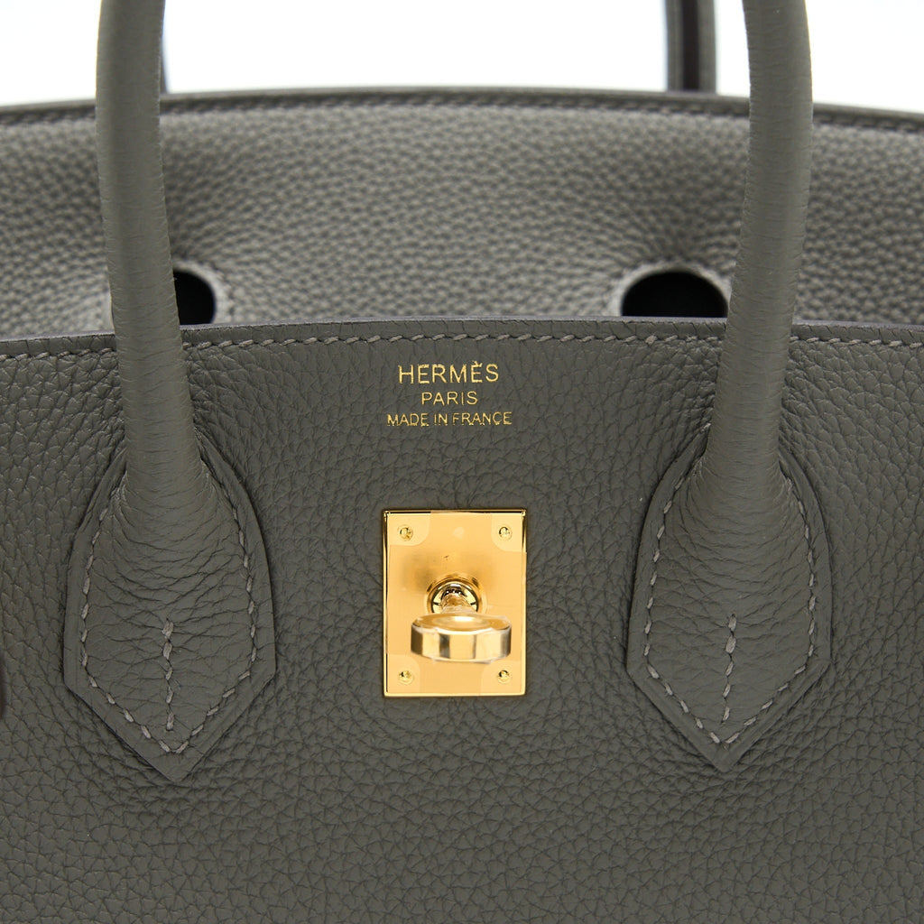 HERMES BIRKIN 25 TOGO 0L GRIS MEYER GHW