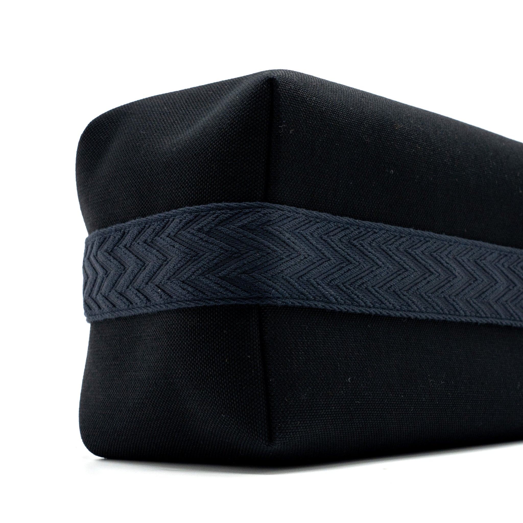 TROUSSE DE TOILETTE BRIDE A BRAC TRAVEL POUCH CANVAS BLACK/BLUE NUIT SHW