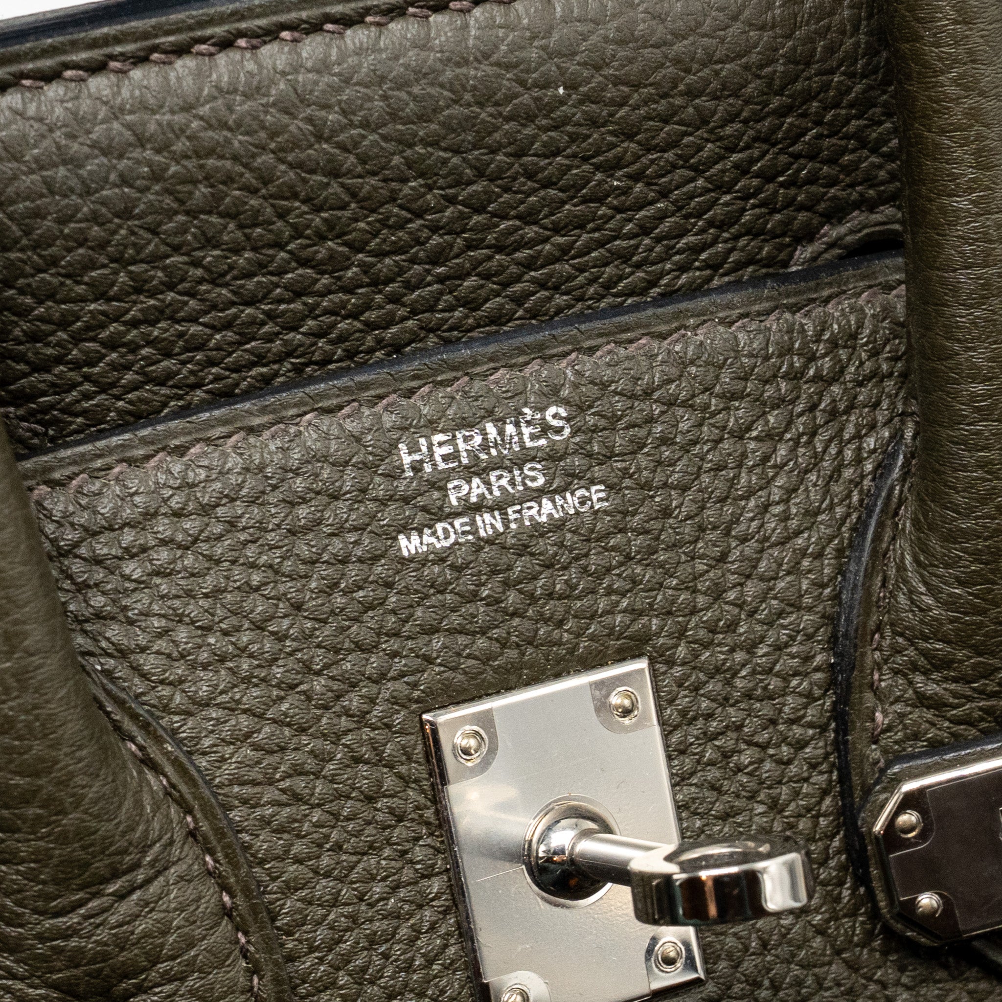 HERMES BIRKIN 25 TOGO VERT DE GRIS SHW