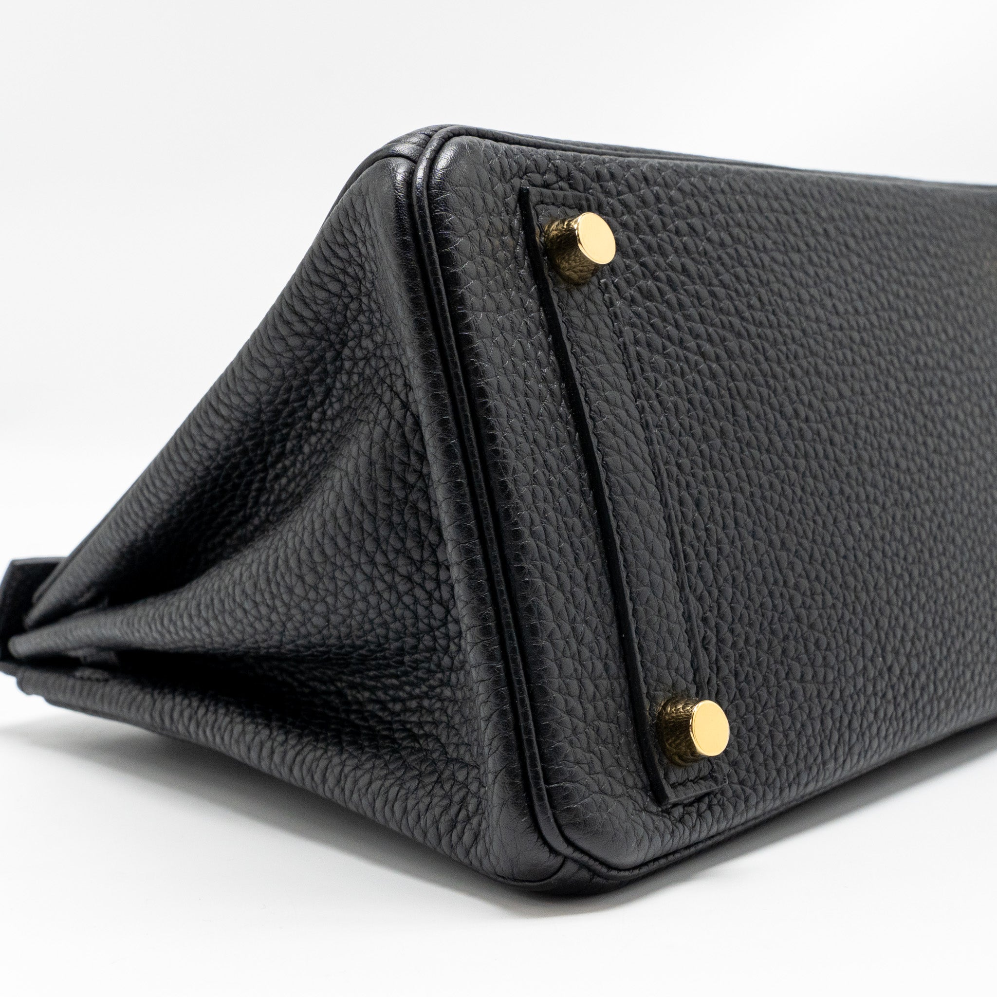 HERMES BIRKIN 25 TOGO BLACK GHW
