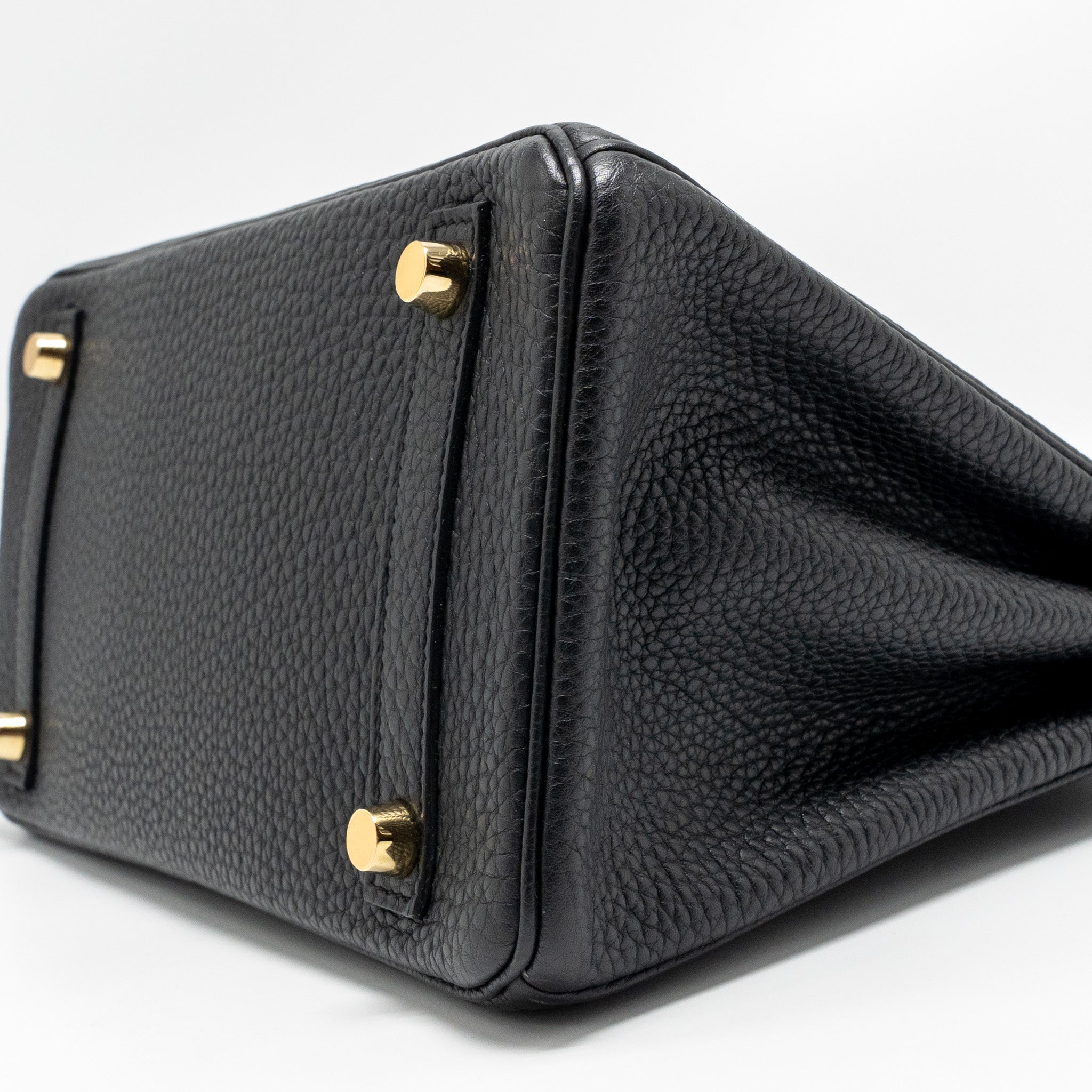 HERMES BIRKIN 25 TOGO BLACK GHW