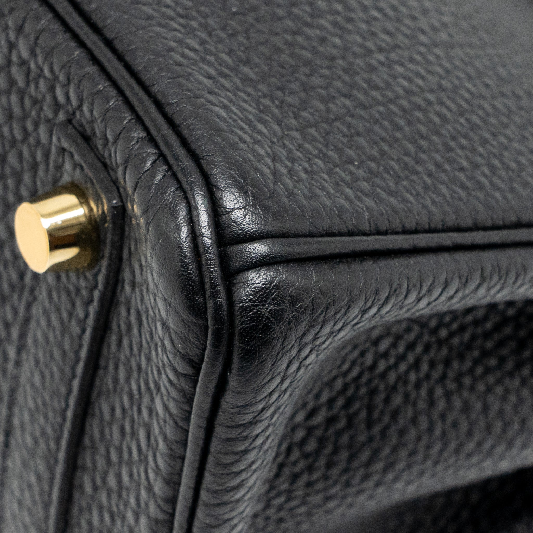 HERMES BIRKIN 25 TOGO BLACK GHW