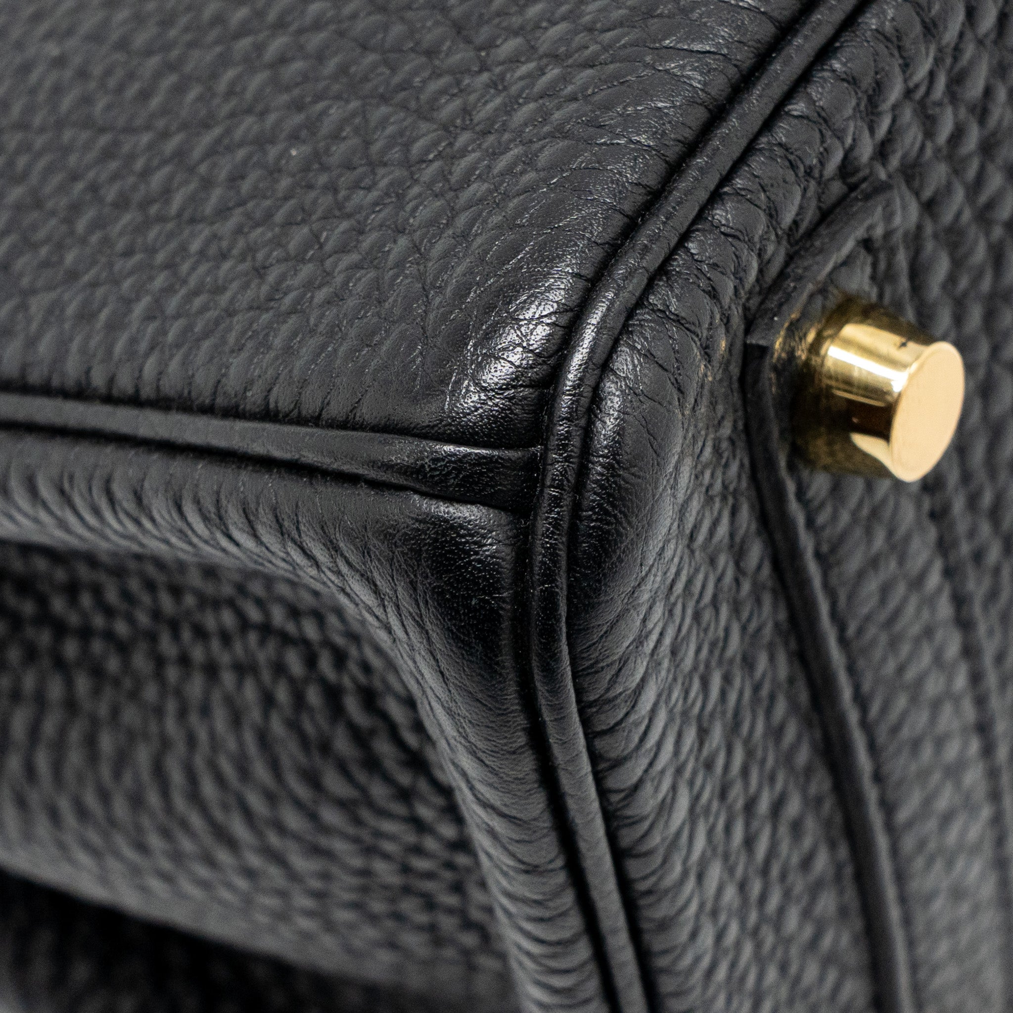HERMES BIRKIN 25 TOGO BLACK GHW
