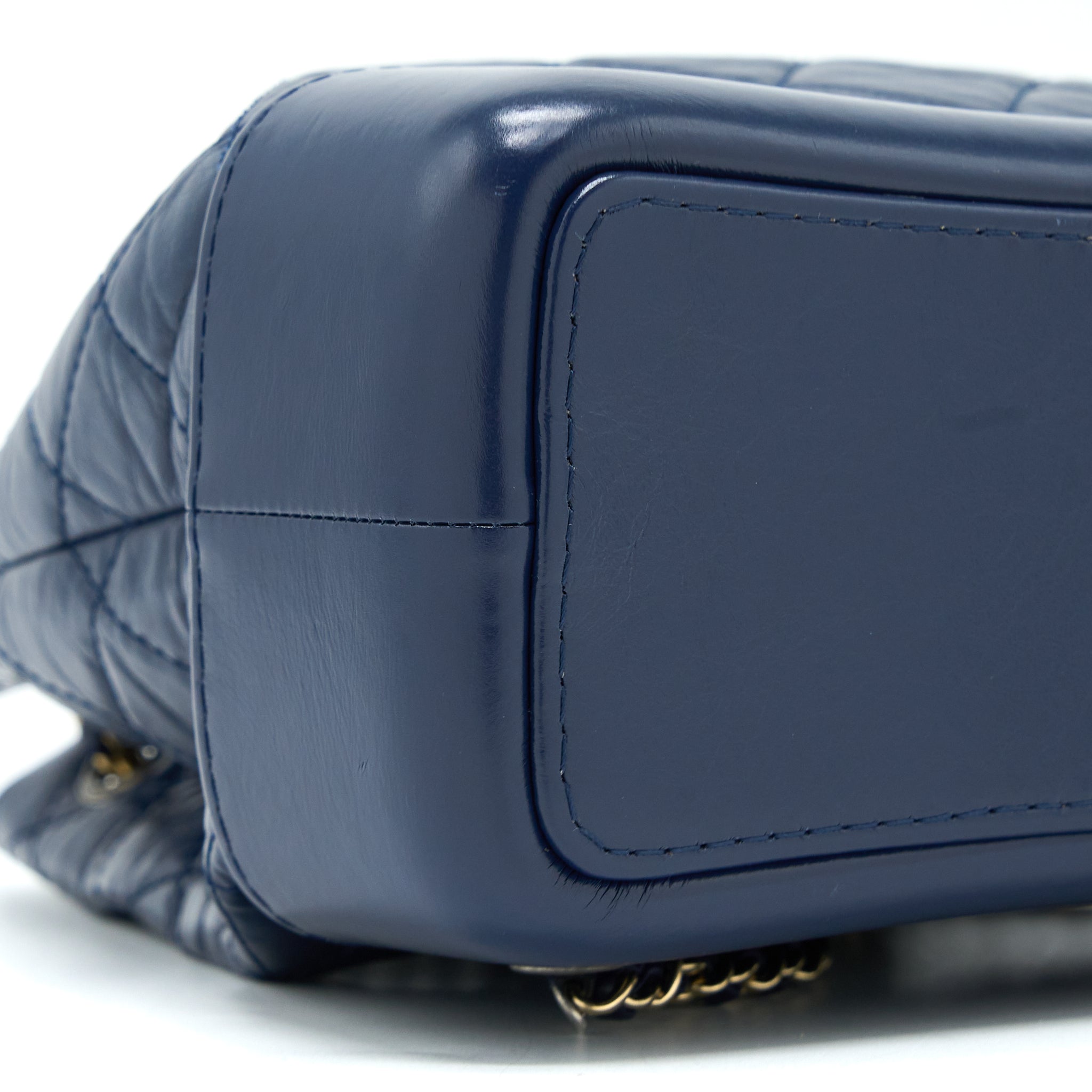 SMALL GABRIELLE BACKPACK CALFSKIN DARK BLUE MULTICOLOUR HARDWARE