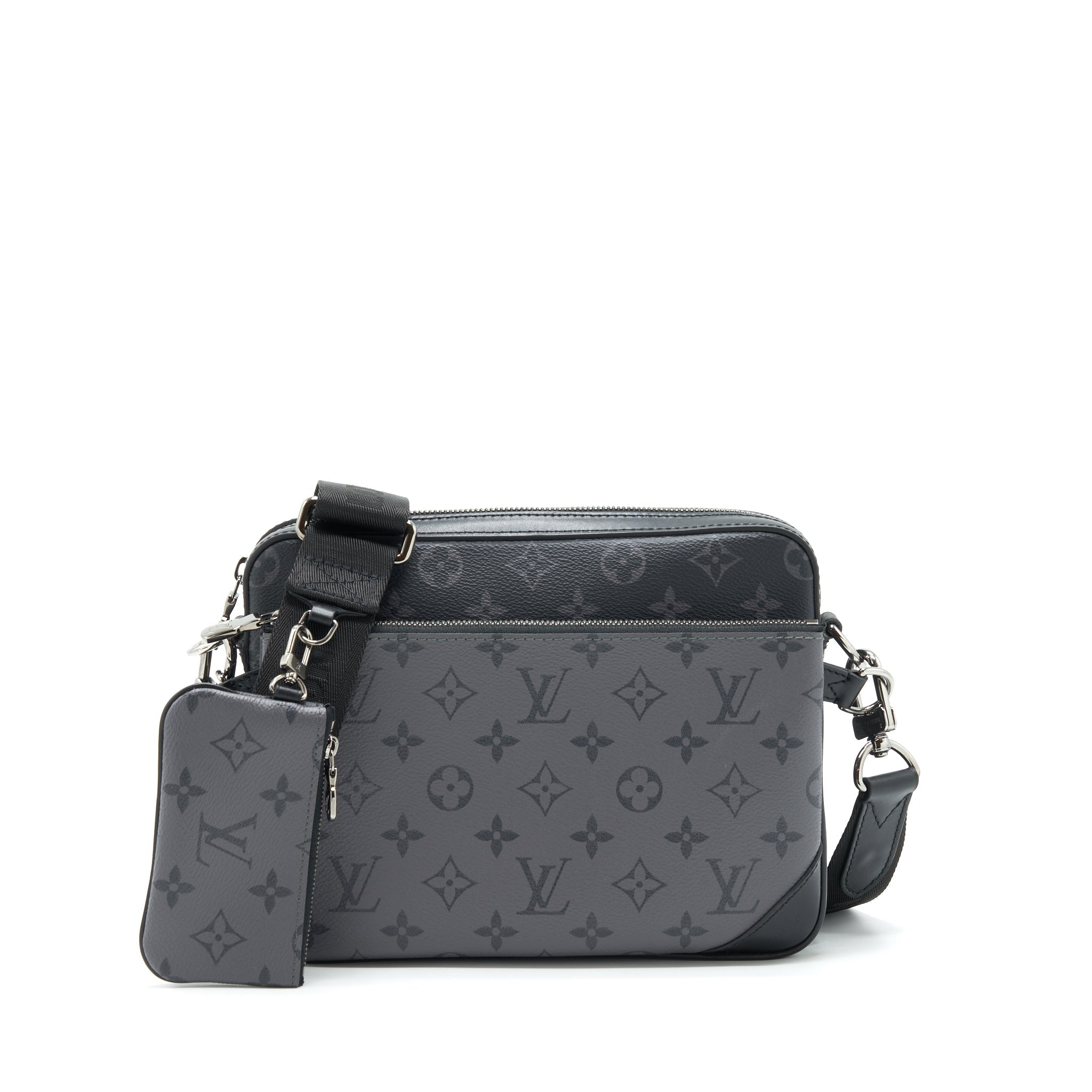 TRIO MESSENGER MONOGRAM ECLIPSE CANVAS SHW