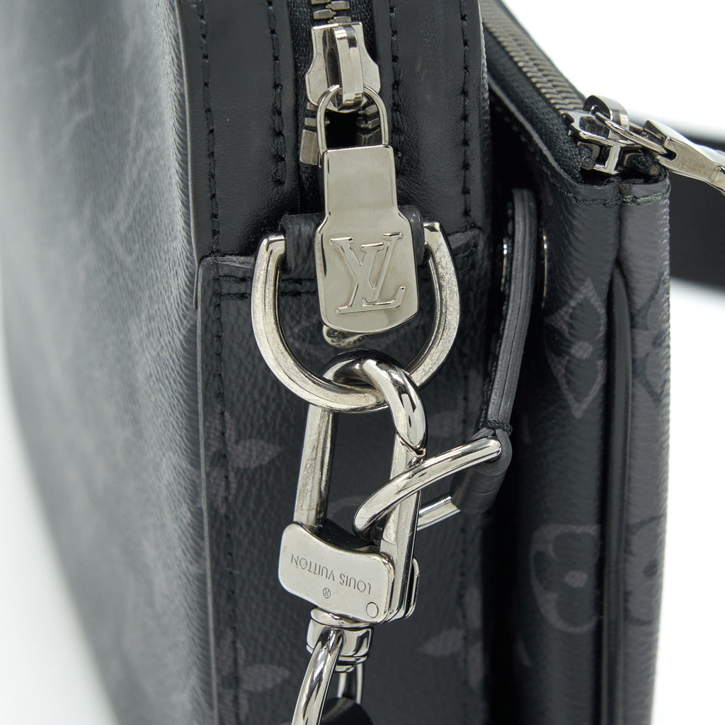 TRIO MESSENGER MONOGRAM ECLIPSE CANVAS SHW