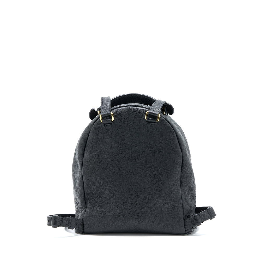 SORBONNE BACKPACK MONOGRAM EMPREINTE BLACK GHW