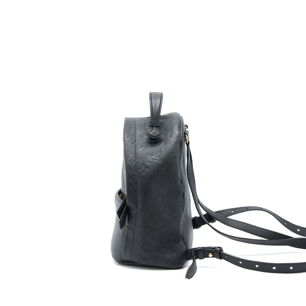 SORBONNE BACKPACK MONOGRAM EMPREINTE BLACK GHW