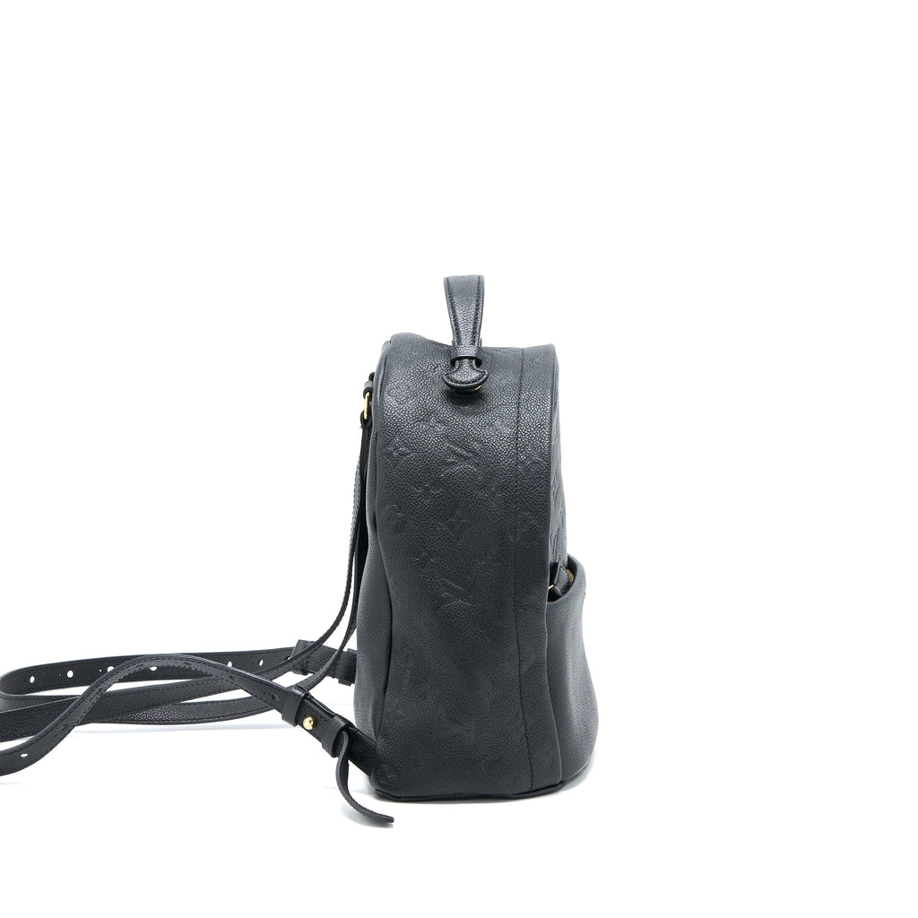 SORBONNE BACKPACK MONOGRAM EMPREINTE BLACK GHW