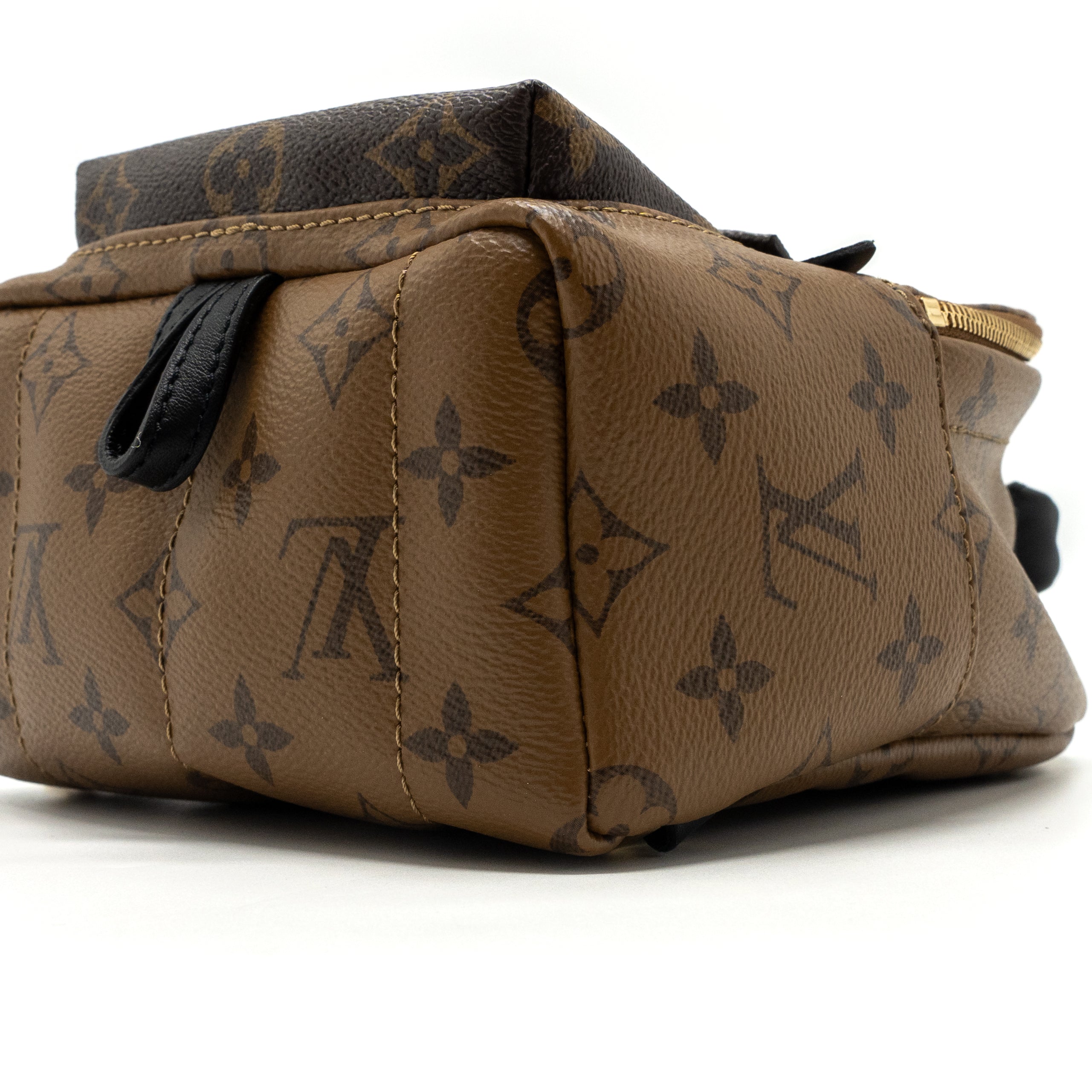 MINI PALM SPRING BACKPACK REVERSE MONOGRAM CANVAS GHW