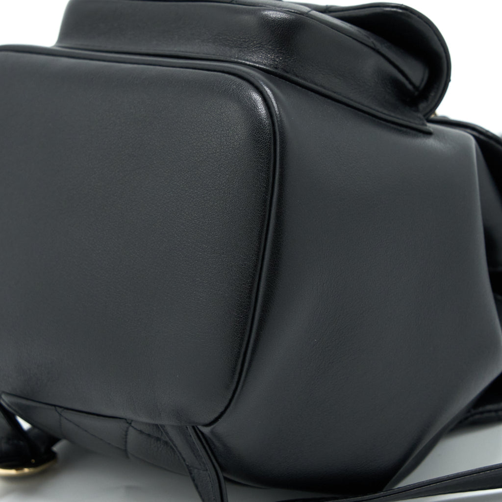 23C DUMA MINI BACKPACK CALFSKIN BLACK LGHW (MICROCHIP)