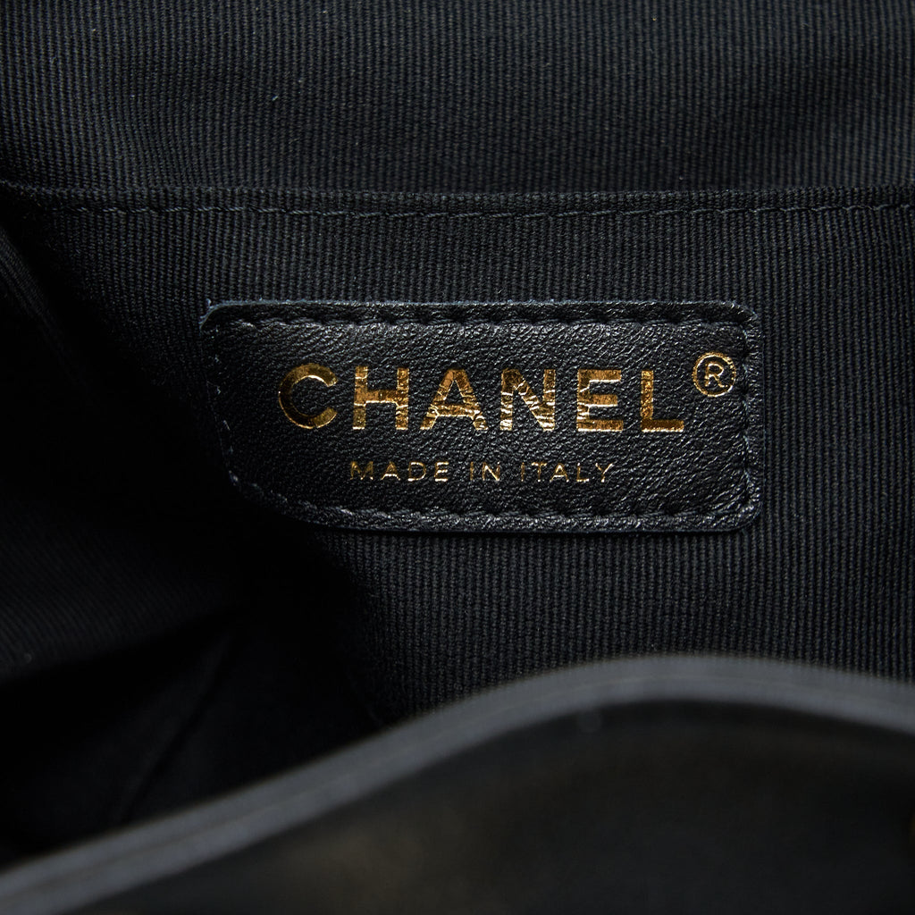 23C DUMA MINI BACKPACK CALFSKIN BLACK LGHW (MICROCHIP)