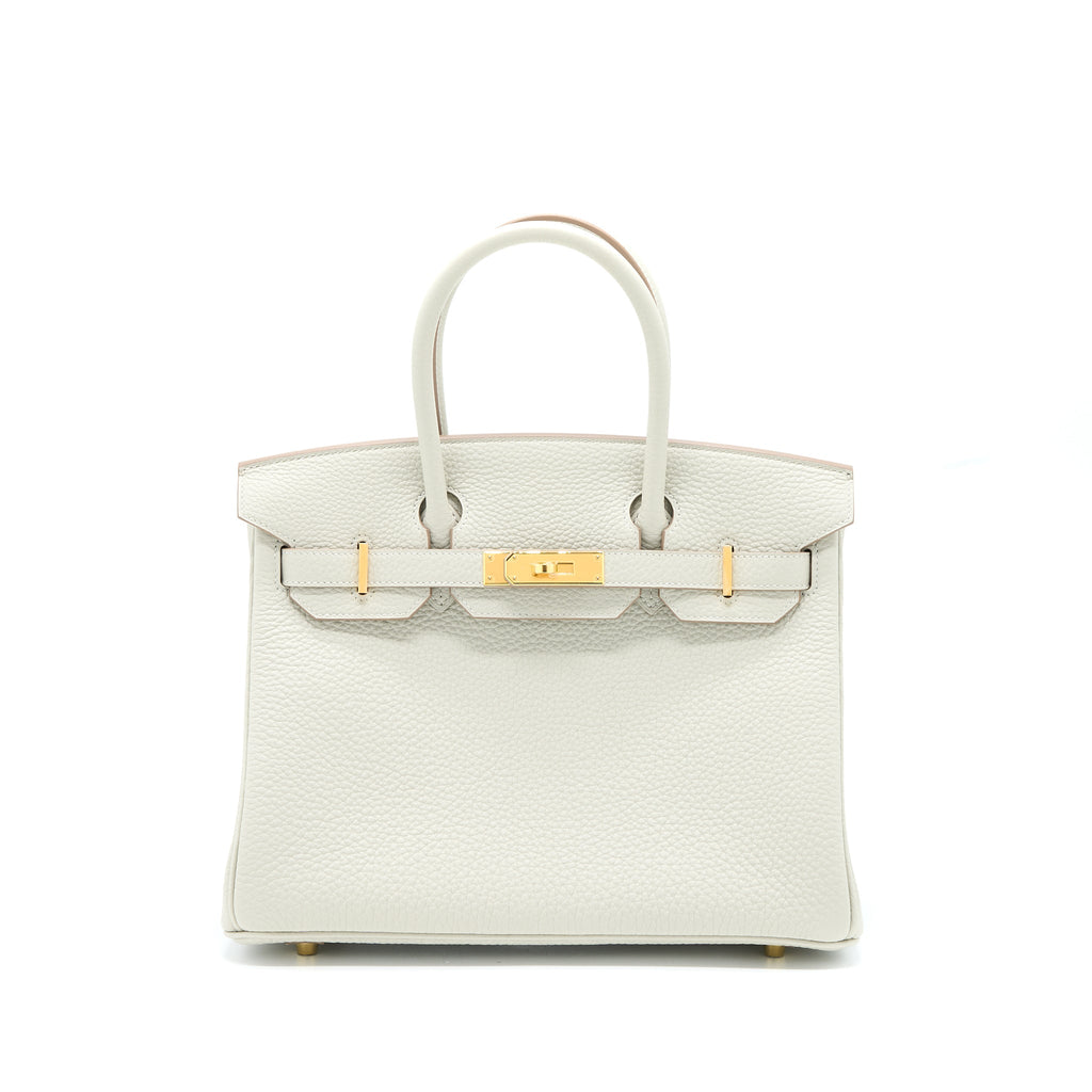 HERMES BIRKIN 30 TOGO GRIS PERLE GHW