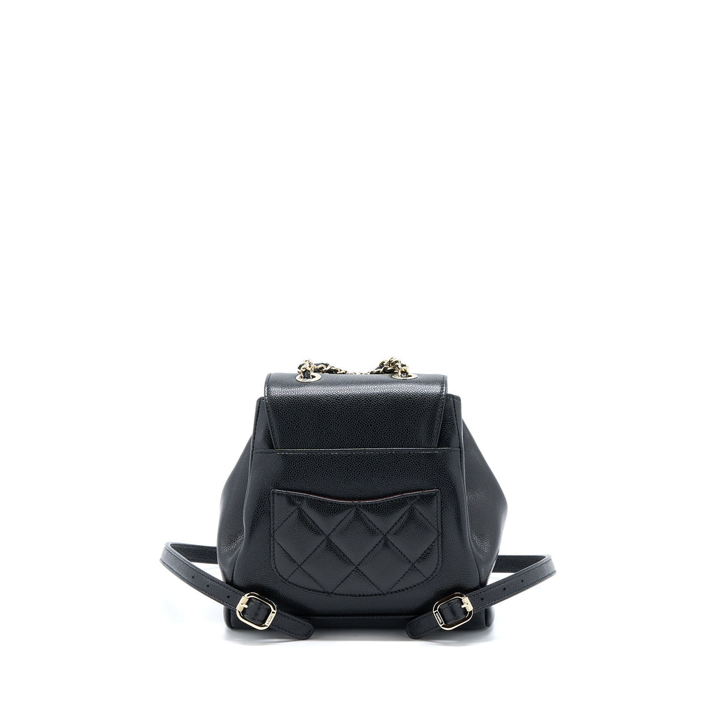 22B AFFINITY MINI BACKPACK CAVIAR BLACK LGHW(MICROCHIP)