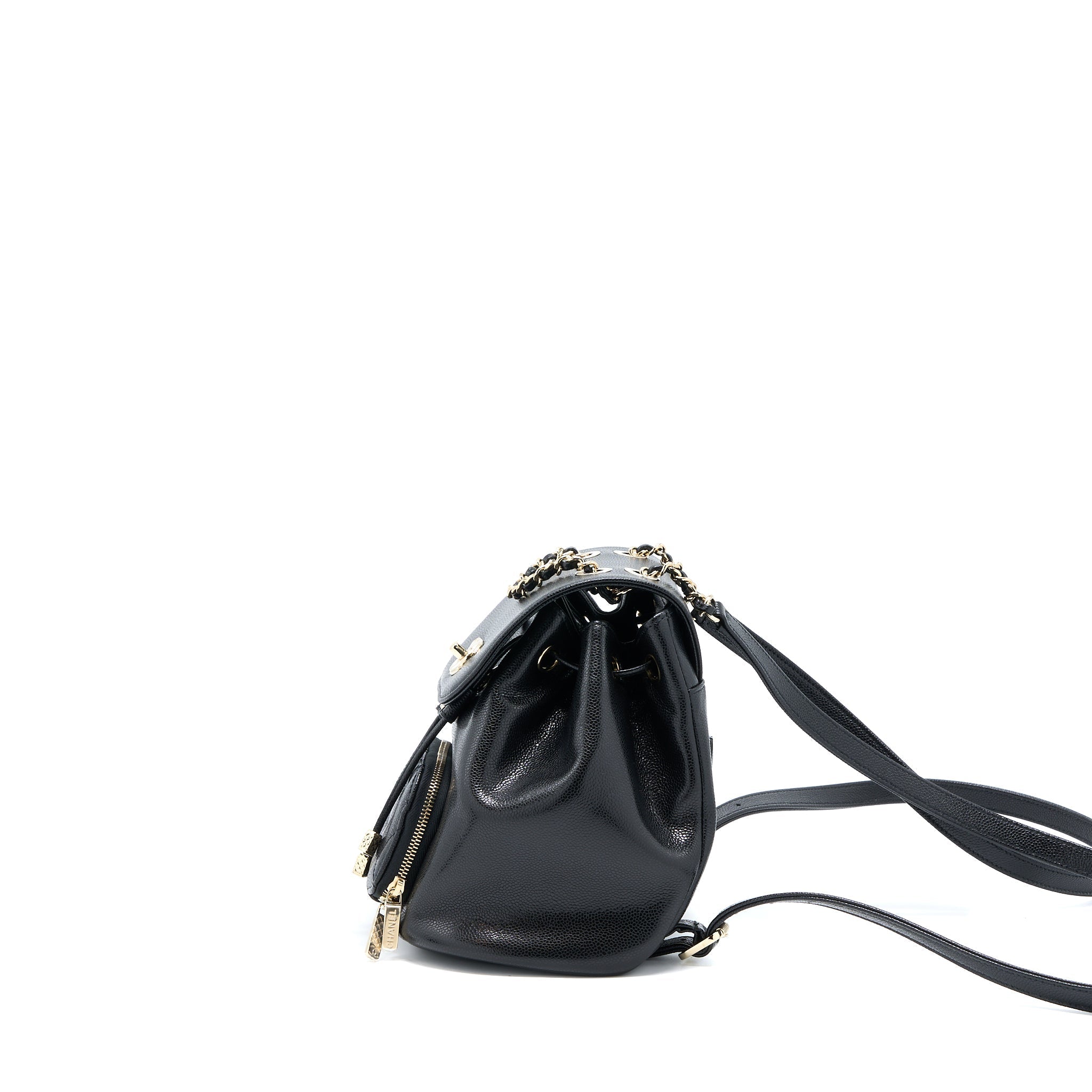 22B AFFINITY MINI BACKPACK CAVIAR BLACK LGHW(MICROCHIP)