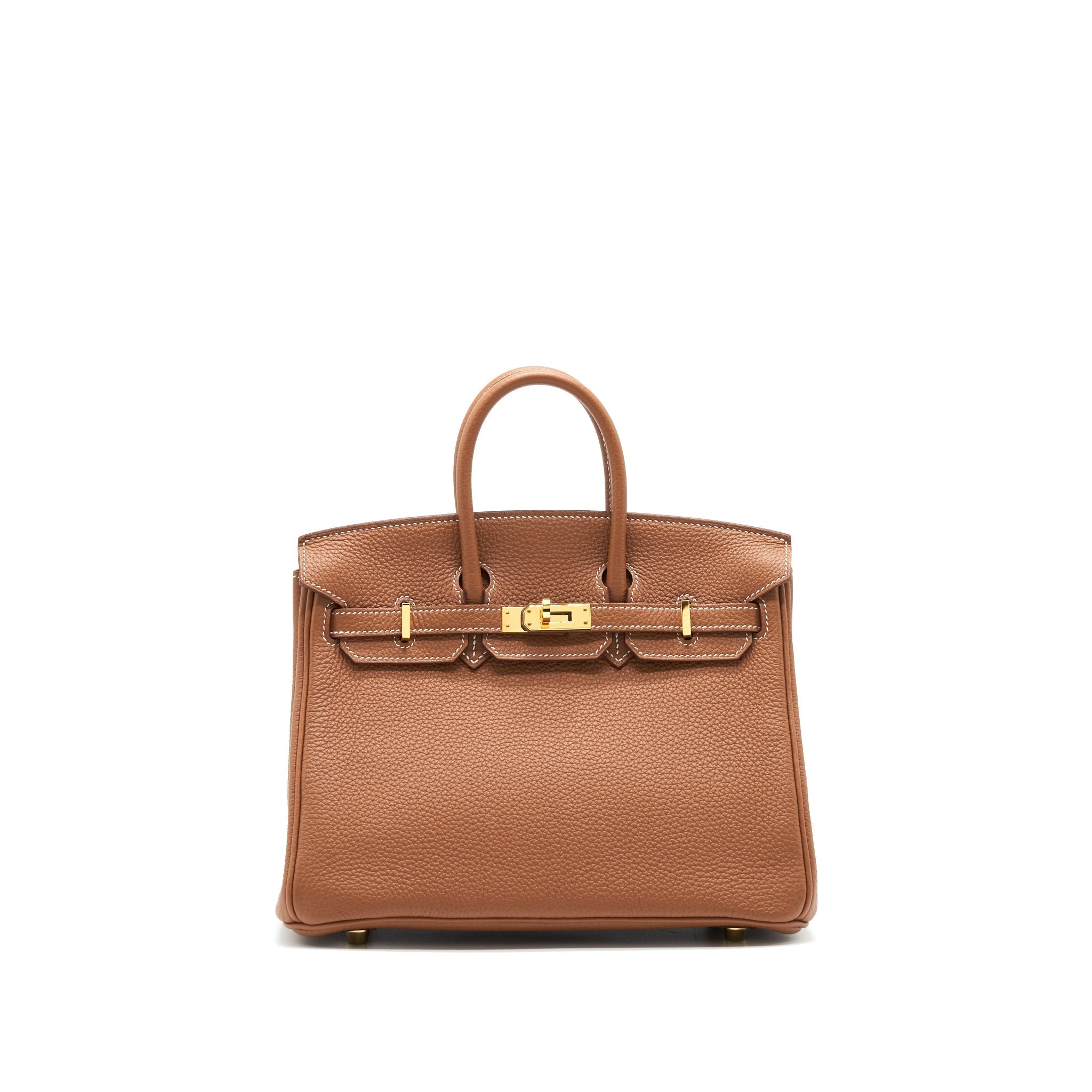 HERMES BIRKIN 25 GOLD WITH GHW TOGO