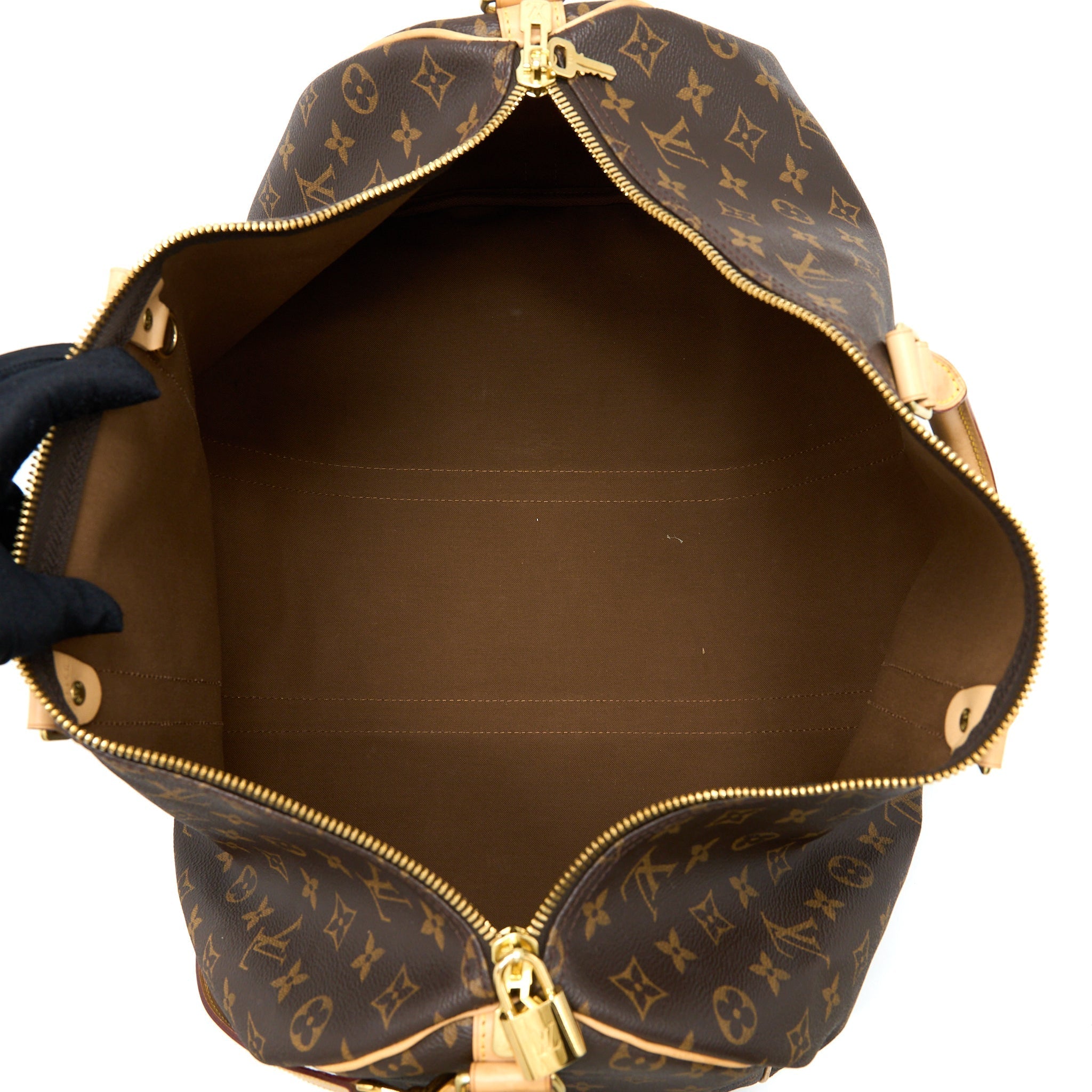 KEEPALL BANDOULIRE 50 MONOGRAM CANVAS GHW