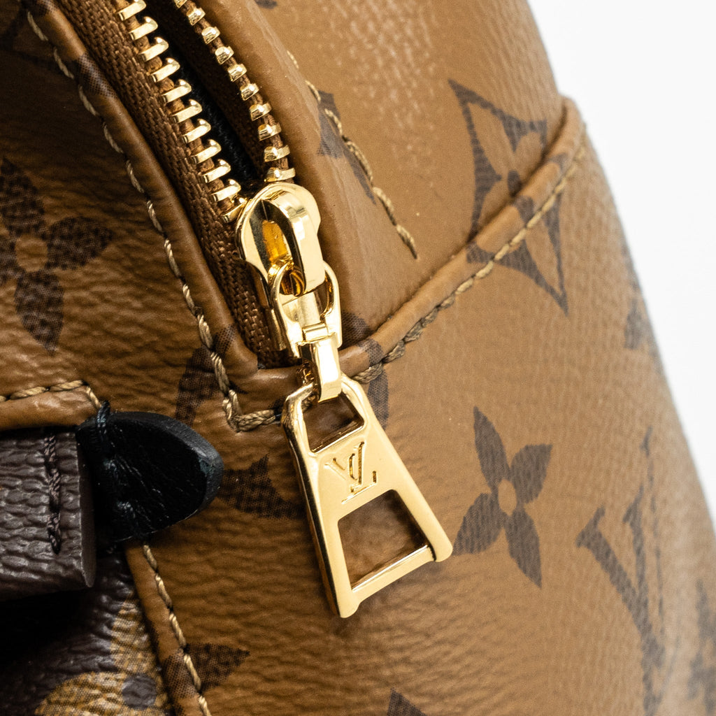 MINI PALM SPRING BACKPACK REVERSE MONOGRAM CANVAS GHW