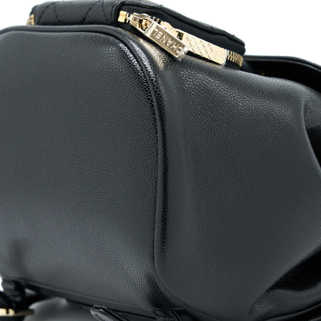 22B AFFINITY MINI BACKPACK CAVIAR BLACK LGHW(MICROCHIP)