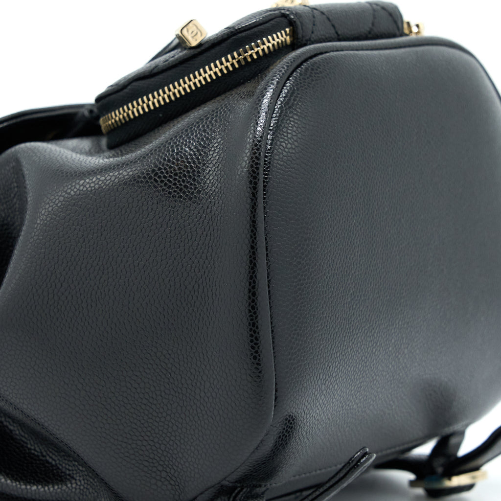 22B AFFINITY MINI BACKPACK CAVIAR BLACK LGHW(MICROCHIP)