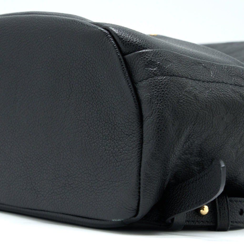 SORBONNE BACKPACK MONOGRAM EMPREINTE BLACK GHW