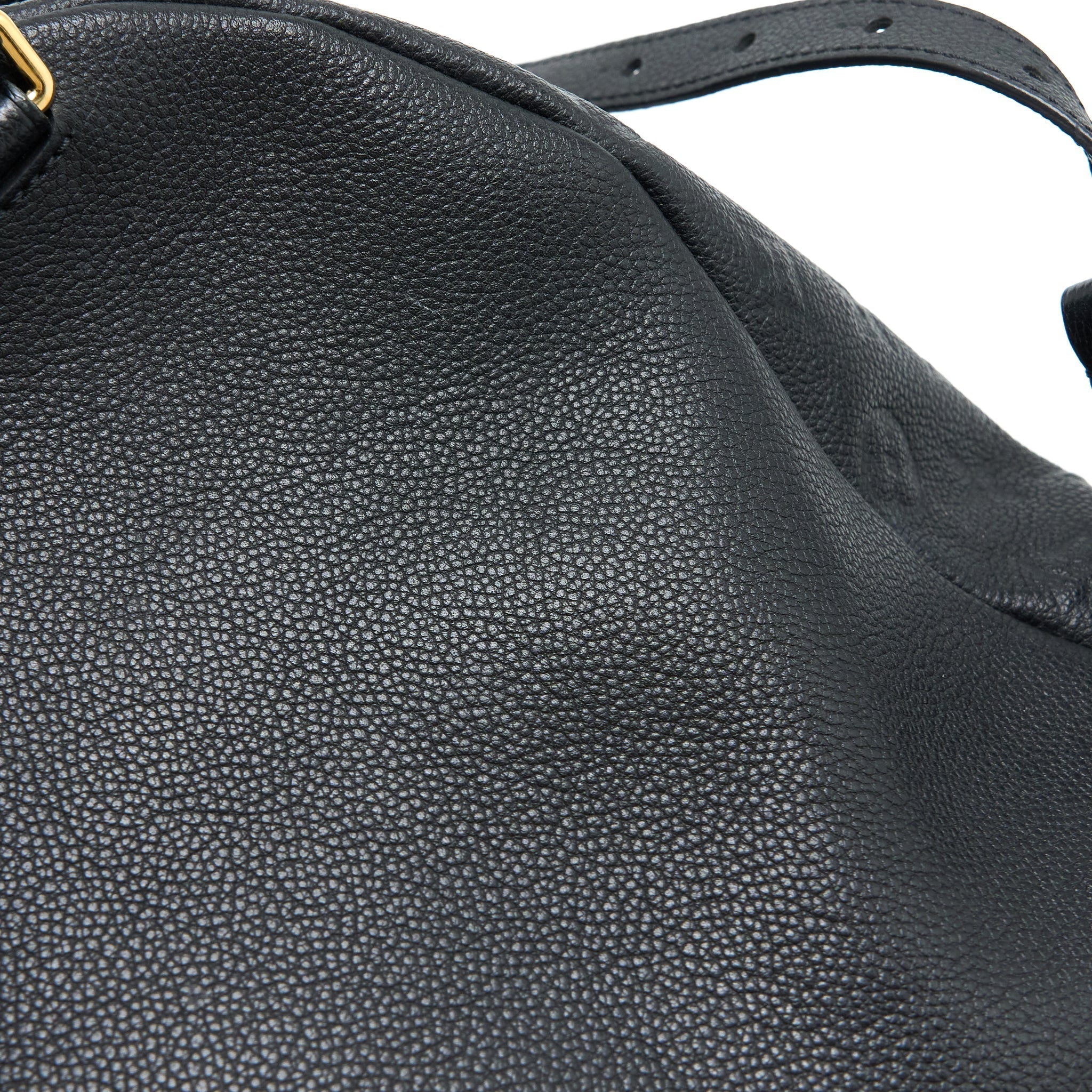 SORBONNE BACKPACK MONOGRAM EMPREINTE BLACK GHW