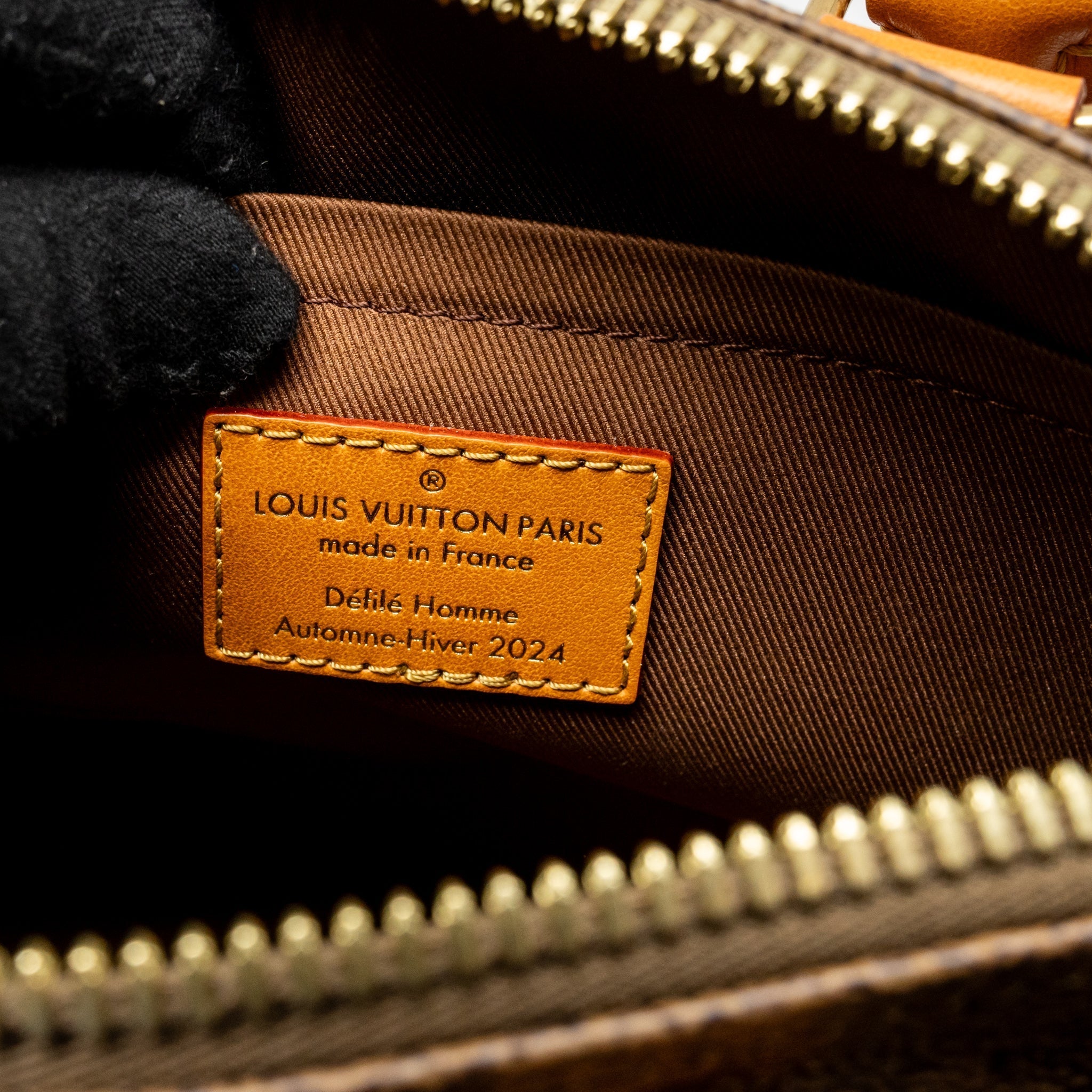 KEEPALL BANDOULIÈRE 25 MONOGRAM DUST COATED CANVAS GHW
