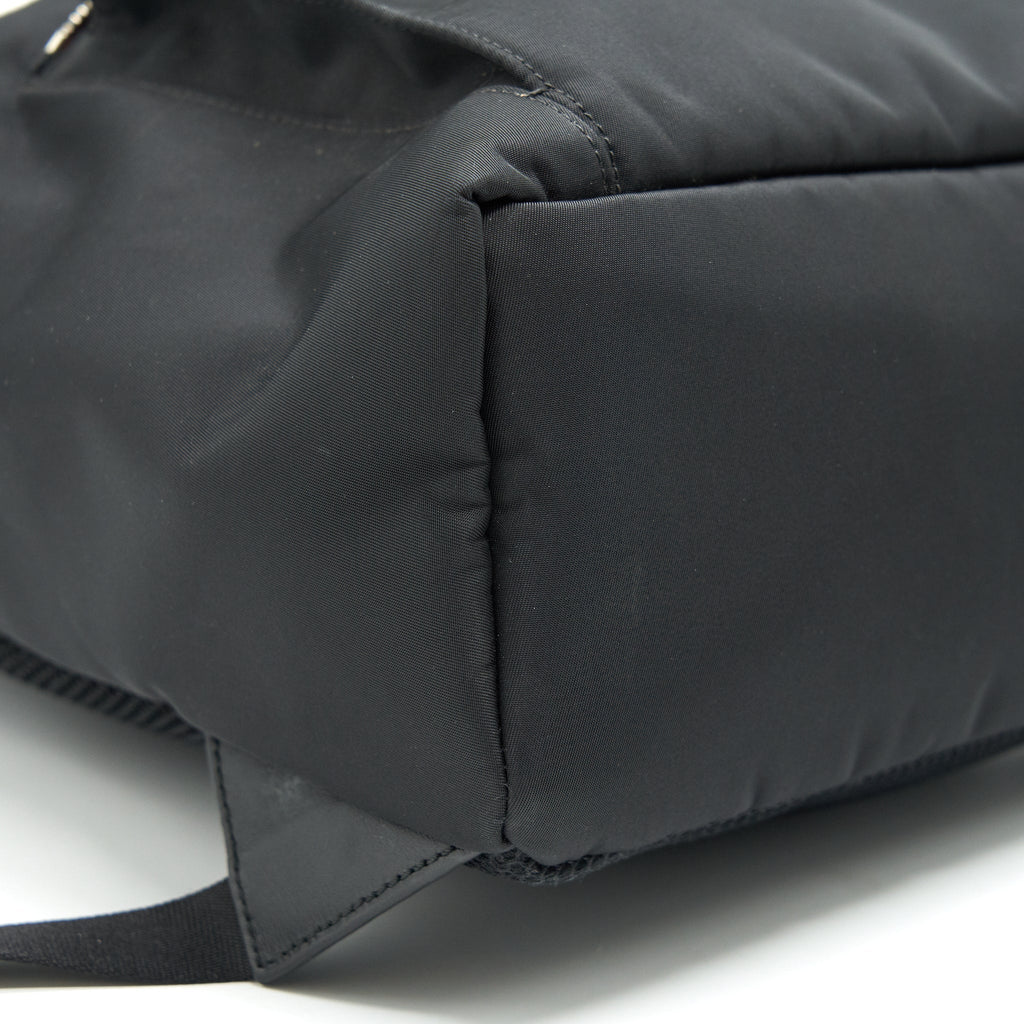 MONSTER BACKPACK IN BLACK WITH FUR