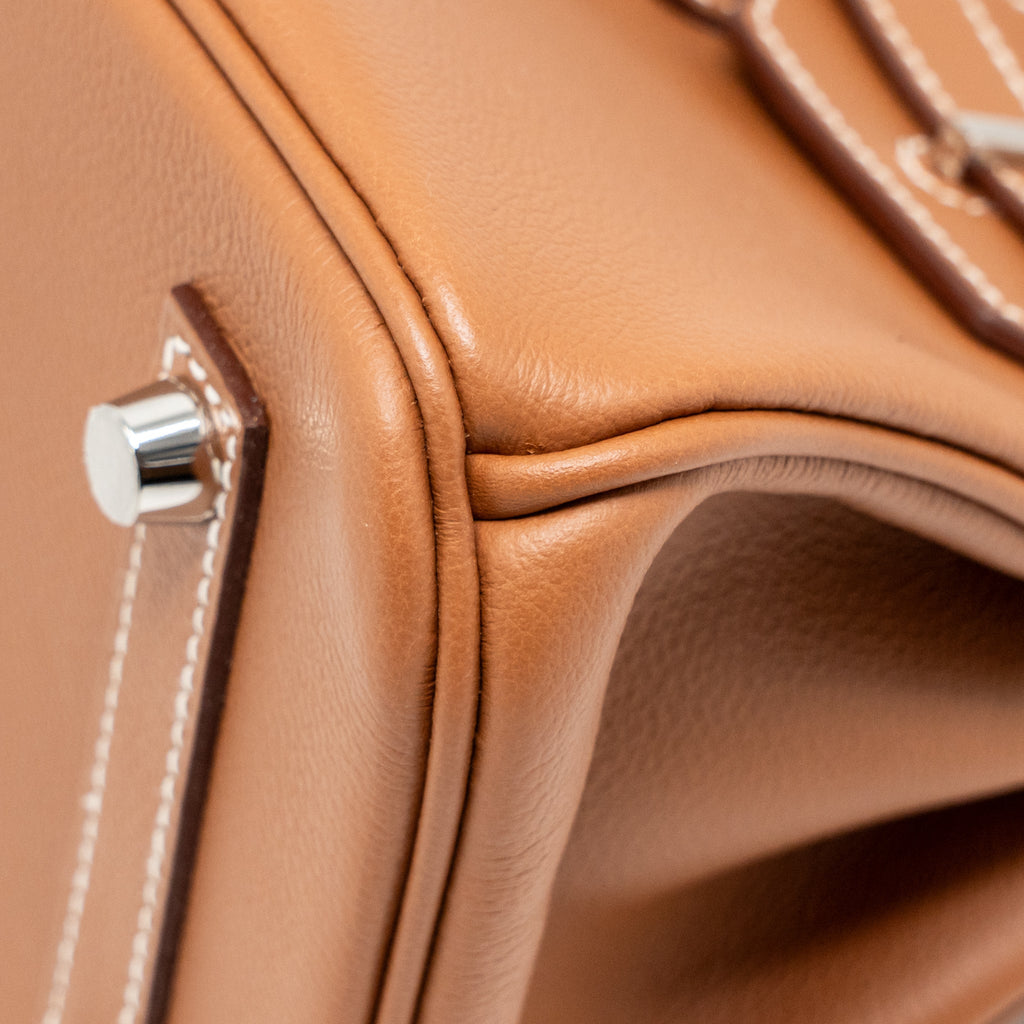 HERMES BIRKIN SHOULDER 29 EVERCOLOR GOLD SHW