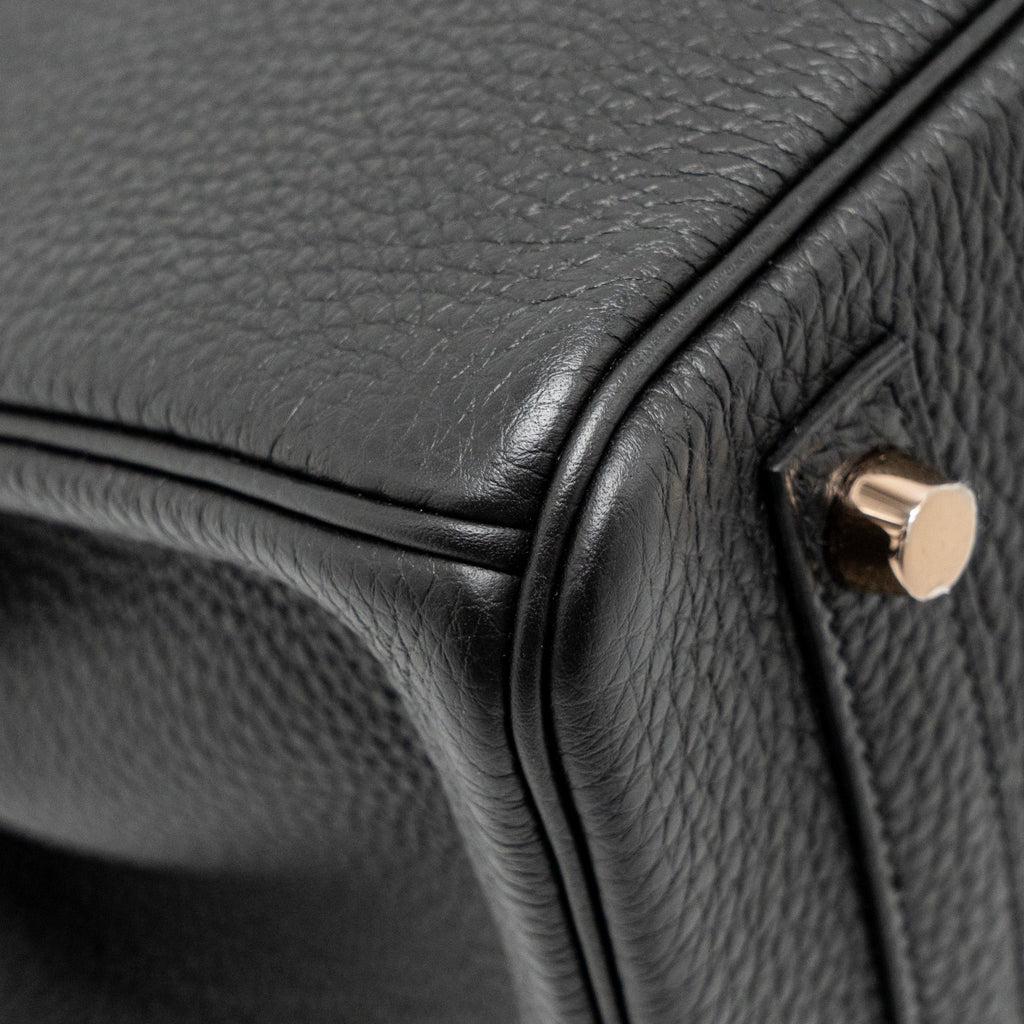 HERMES BIRKIN 30 TOGO BLACK RGHW