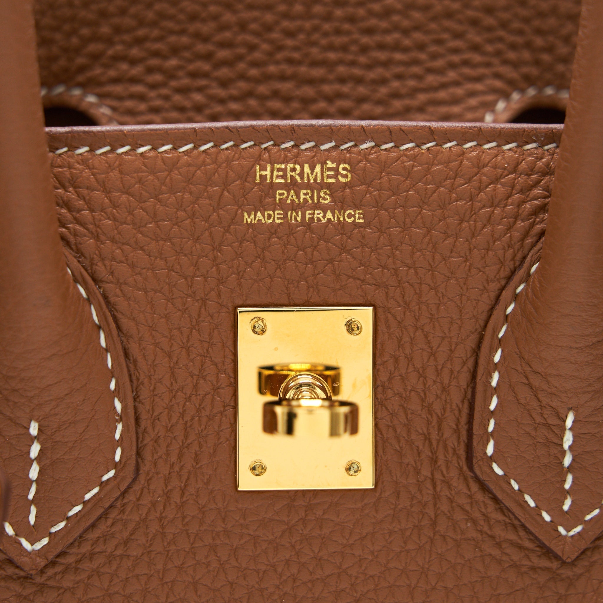 HERMES BIRKIN 25 GOLD WITH GHW TOGO