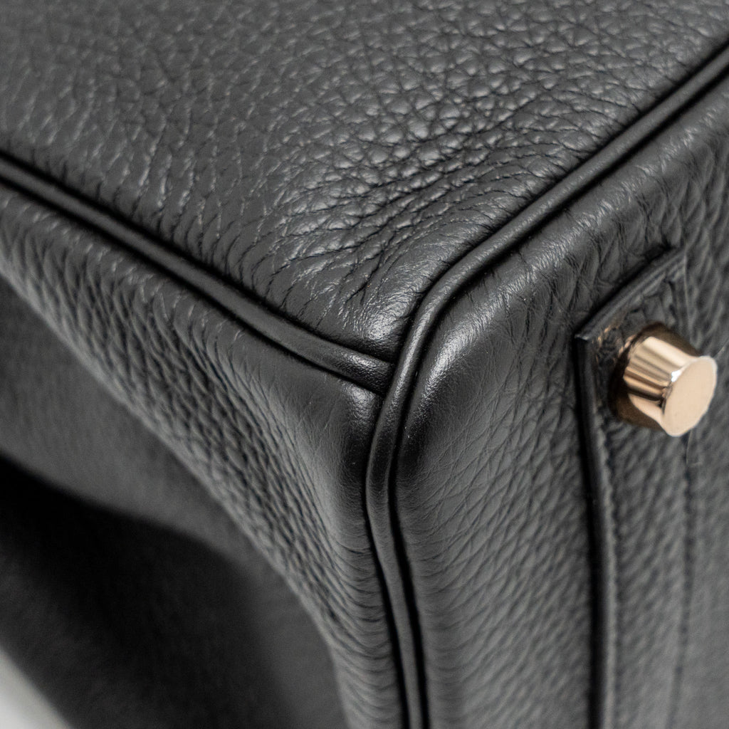 HERMES BIRKIN 30 TOGO BLACK RGHW