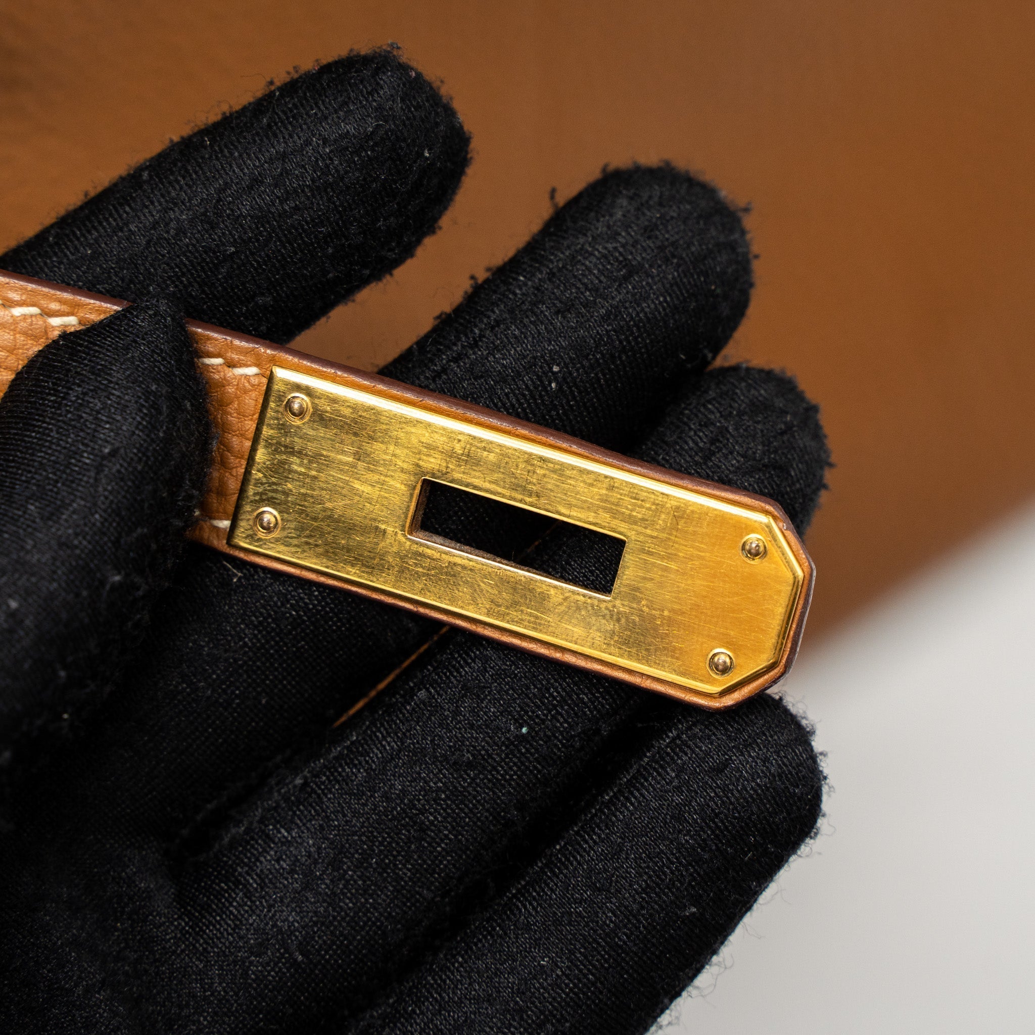 HERMES BIRKIN 35 TOGO GOLD GHW SQUARE I