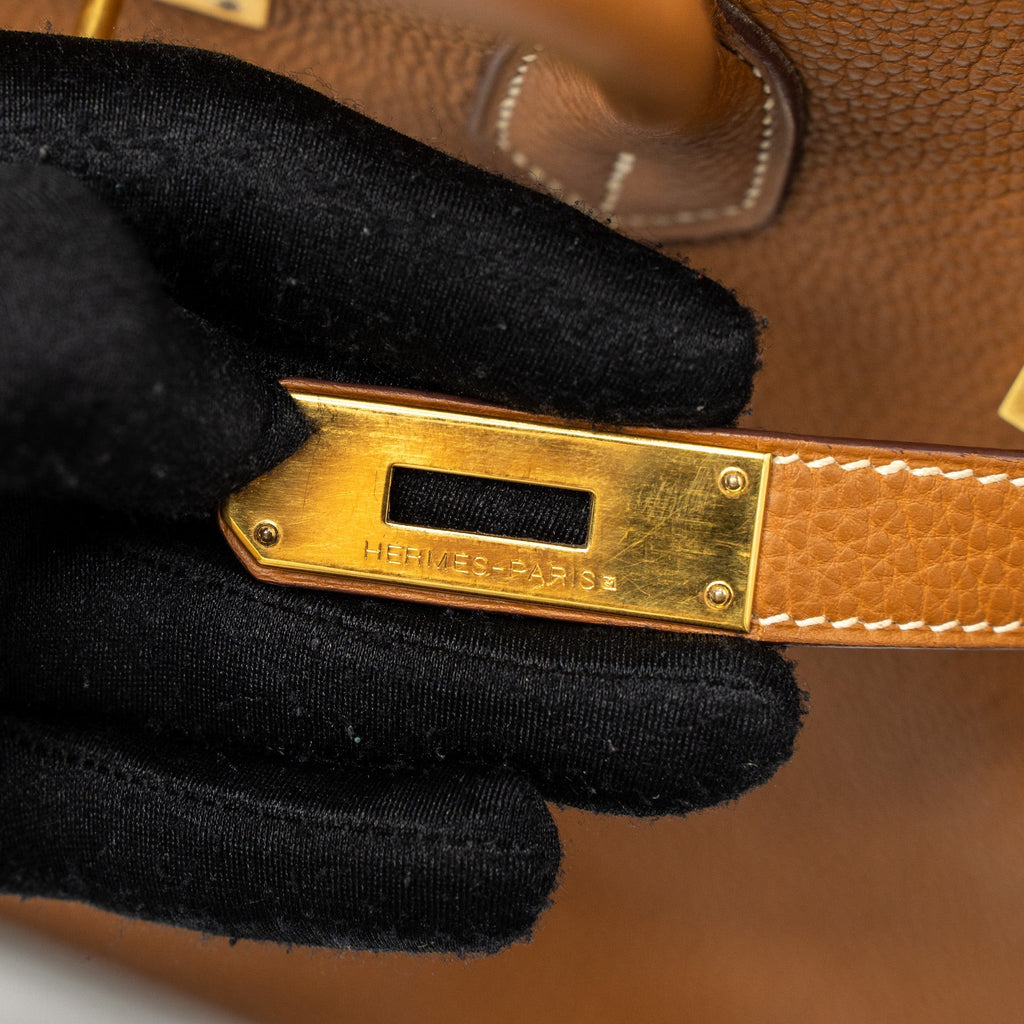 HERMES BIRKIN 35 TOGO GOLD GHW SQUARE I