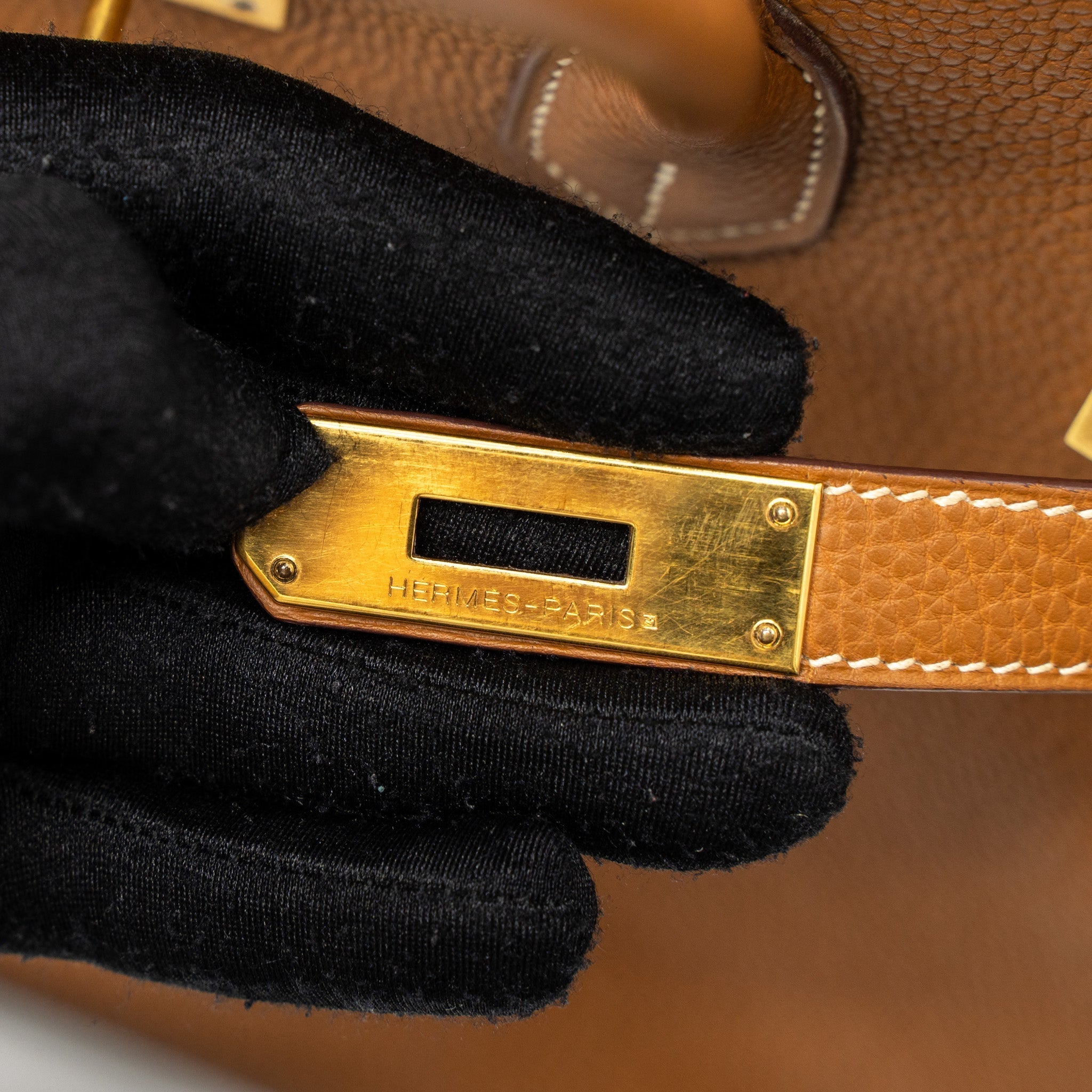HERMES BIRKIN 35 TOGO GOLD GHW SQUARE I