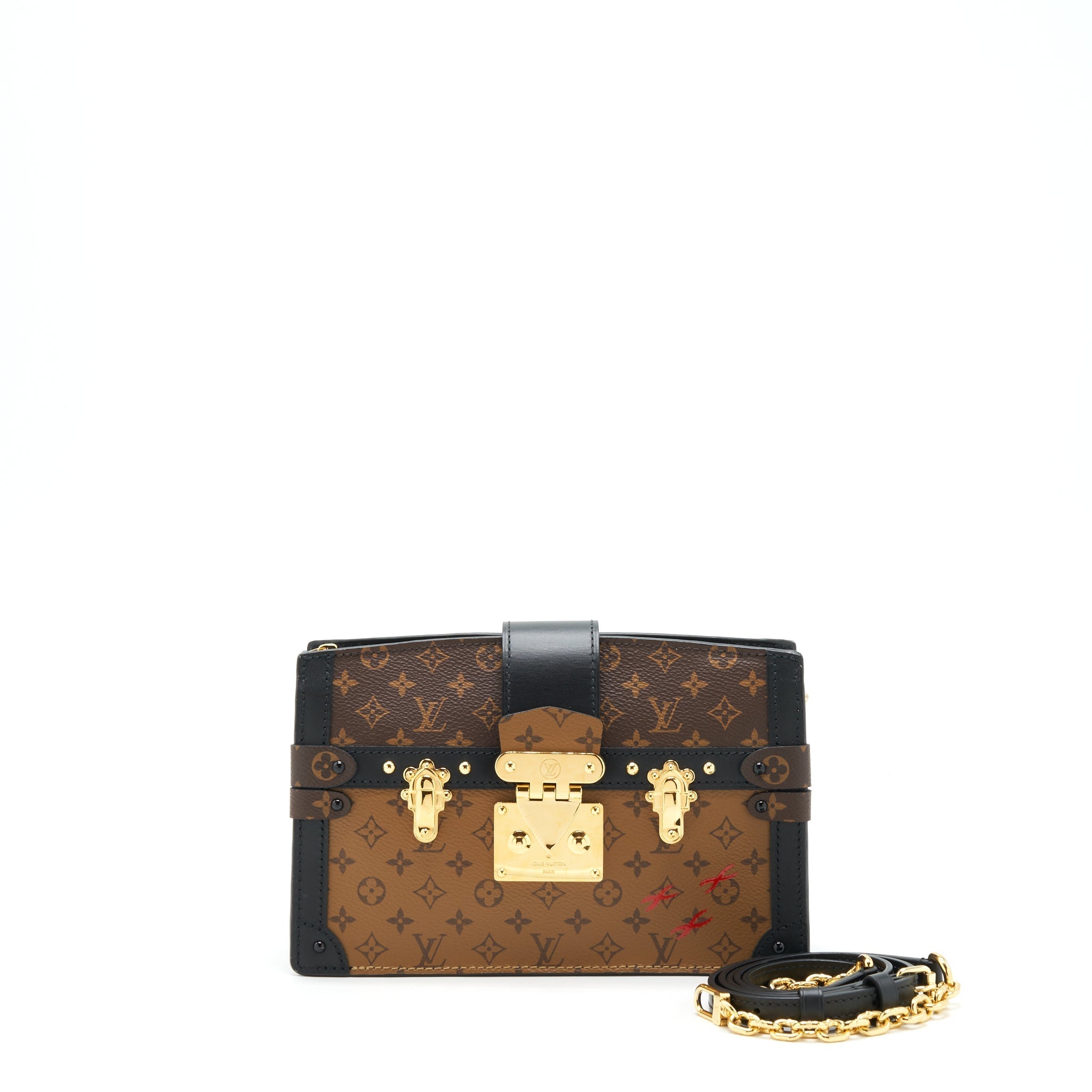TRUNK CLUTCH BAG MONOGRAM REVERSE CANVAS YEAR 2019