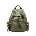MEDIUM RUCKSACK BACKPACK NYLON OLIVE GREEN GHW