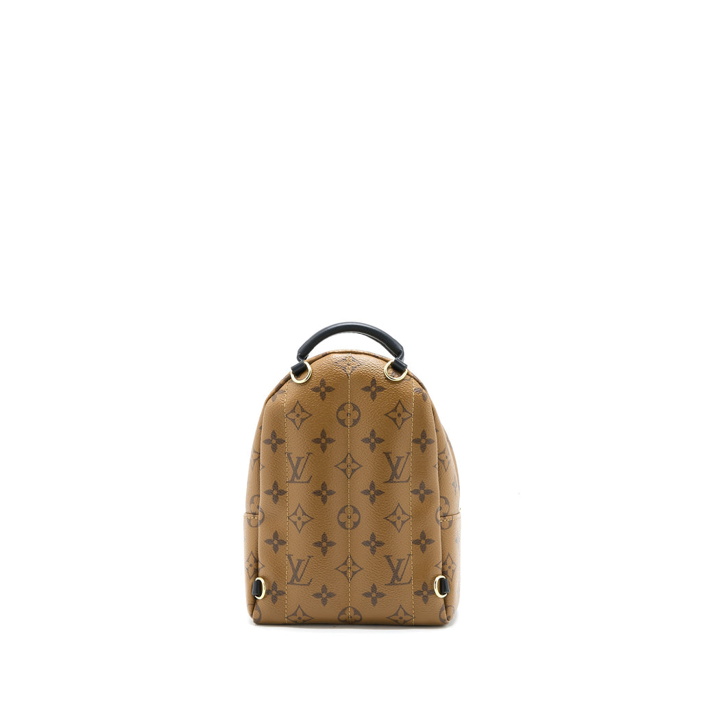 PALM SPRINGS MINI BACKPACK MONOGRAM REVERSE CANVAS GHW