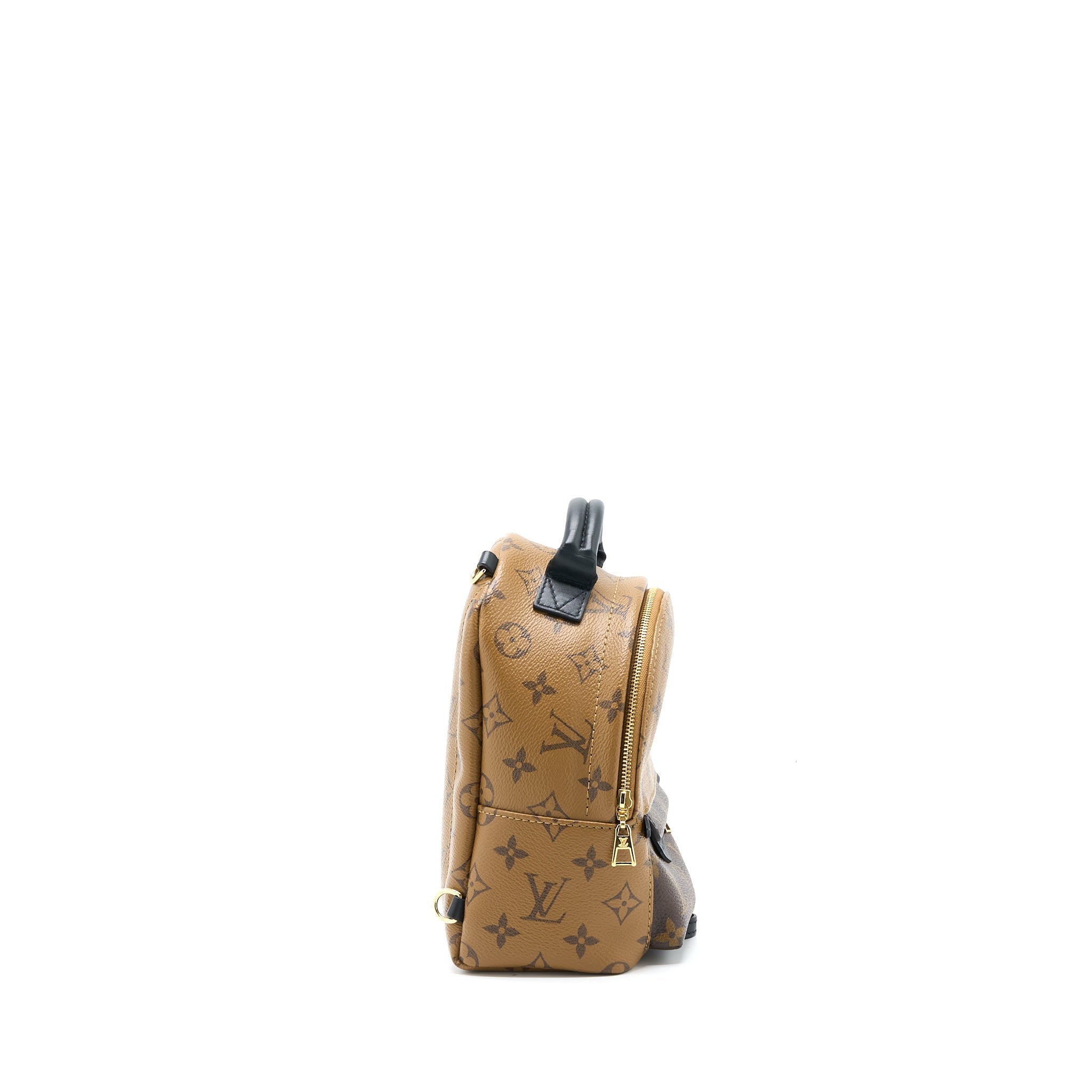 PALM SPRINGS MINI BACKPACK MONOGRAM REVERSE CANVAS GHW