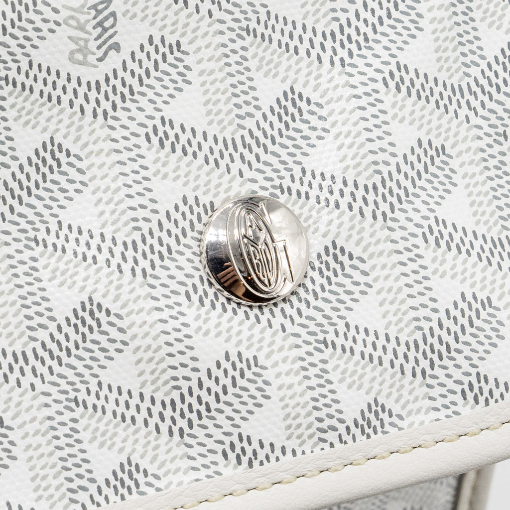 SAINT LEGER BACKPACK GOYARDINE CANVAS WHITE SHW